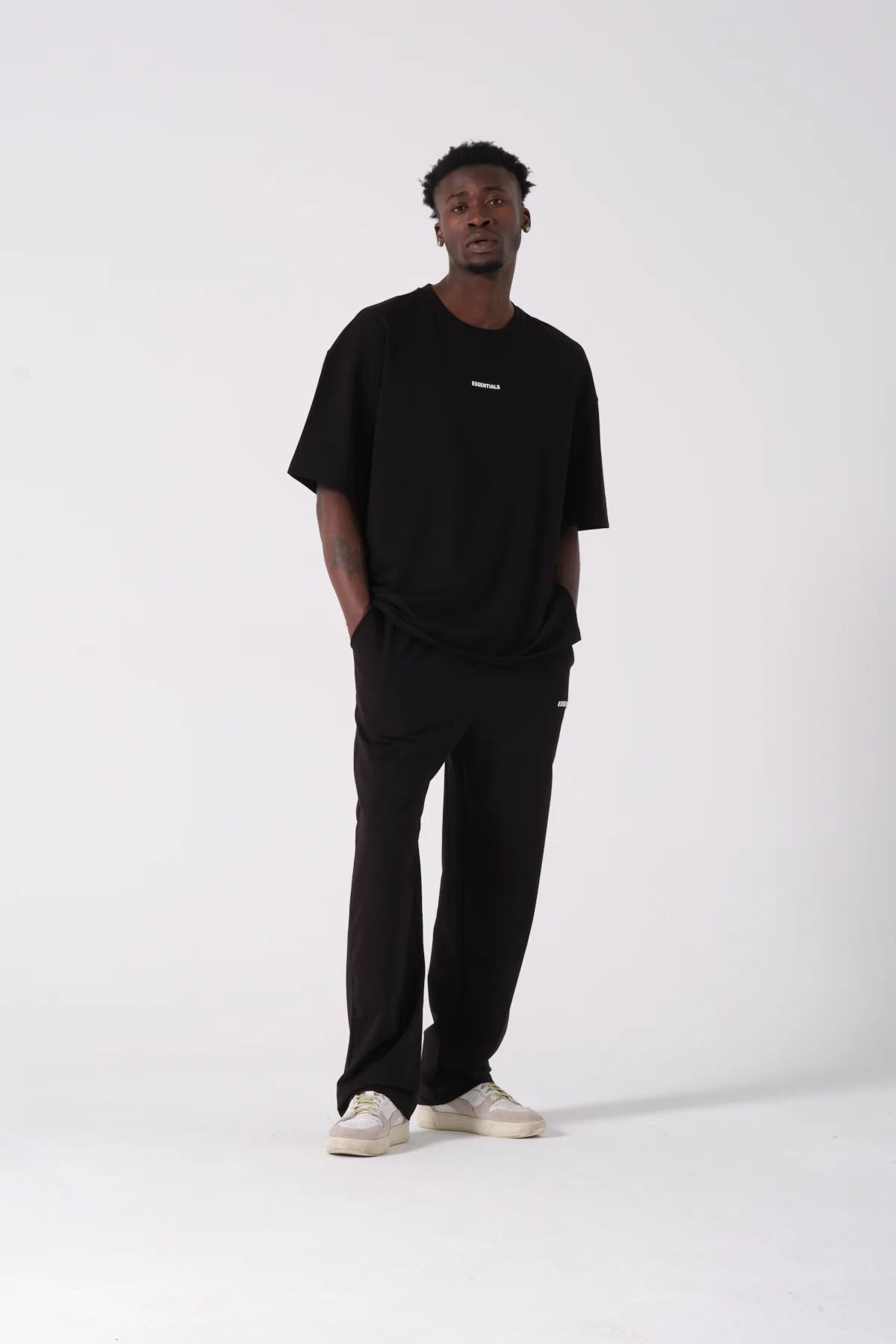 Essentıals-Essentials Printed Oversize Tracksuit 4
