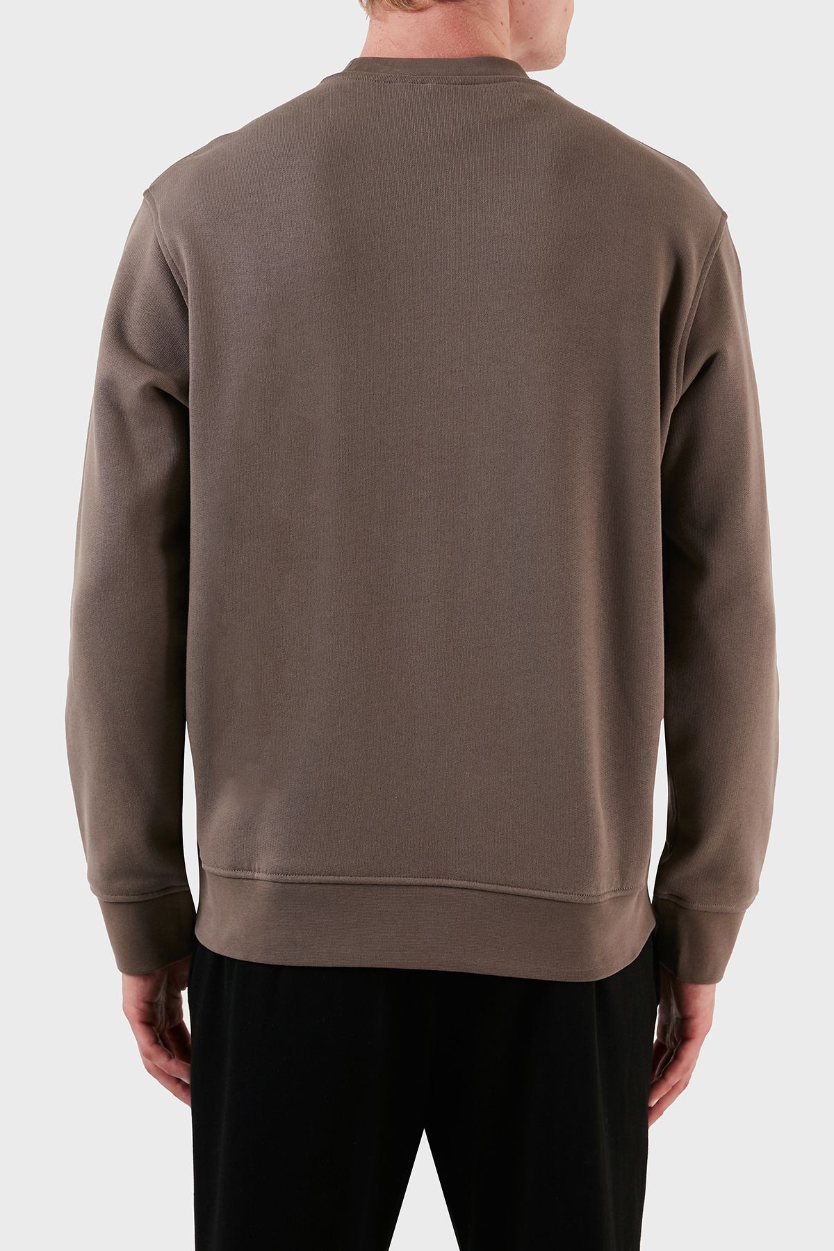 SWEAT مردانه SWEAT 6R1MG5 1JWPZ 0497 کتون Regular Fit Crew Neck Sweat Emporio Armani