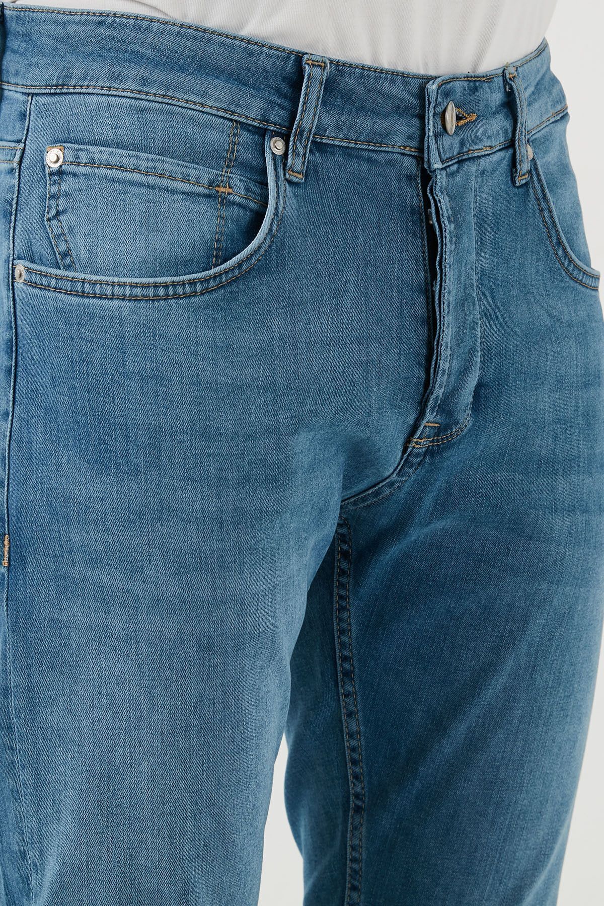 Buratti-Men's Slim Fit Cotton Jeans - Regular Waist, Skinny Leg Jeans Pants 1122J107ANAPOLI 7