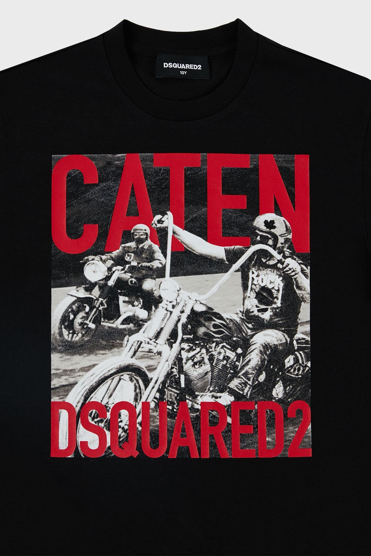 DSquared2-Crew Neck Cotton Kids T-Shirt - DQ0158 3