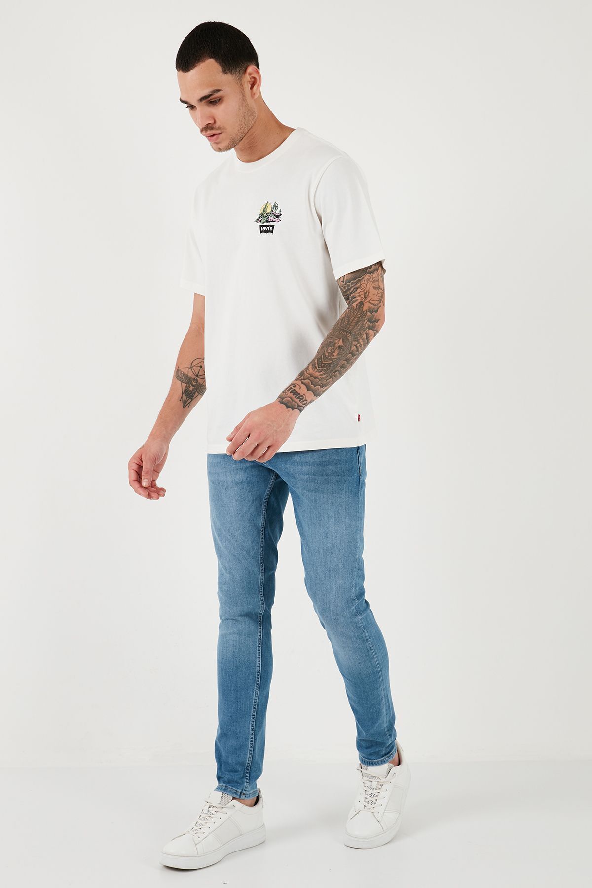 Buratti-Men's Slim Fit Cotton Jeans - Regular Waist, Skinny Leg Jeans Pants 1122J107ANAPOLI 6