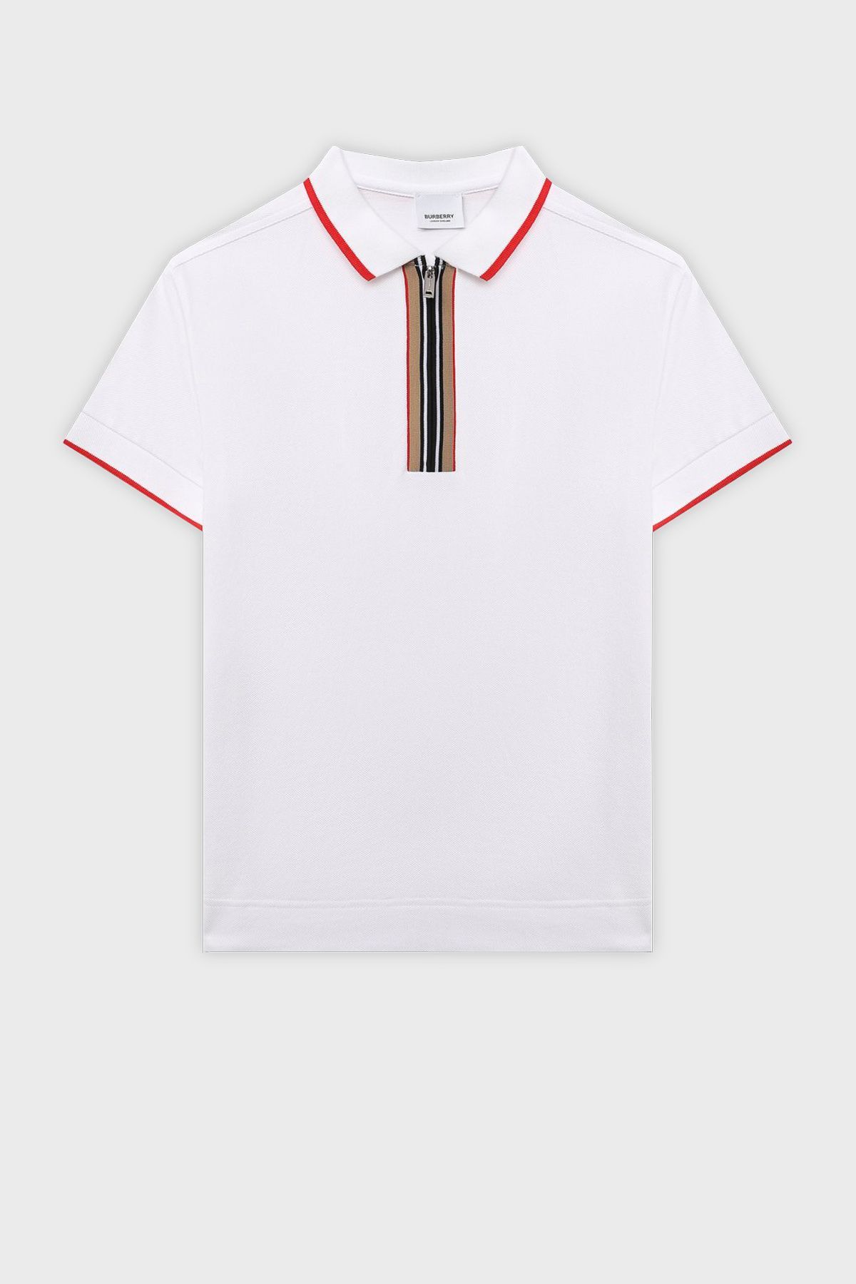 Burberry Pamuklu Cocuk Polo Yaka T shirt POLO YAKA T SH RT 8047658 WHITE Fiyat Yorumlar Trendyol