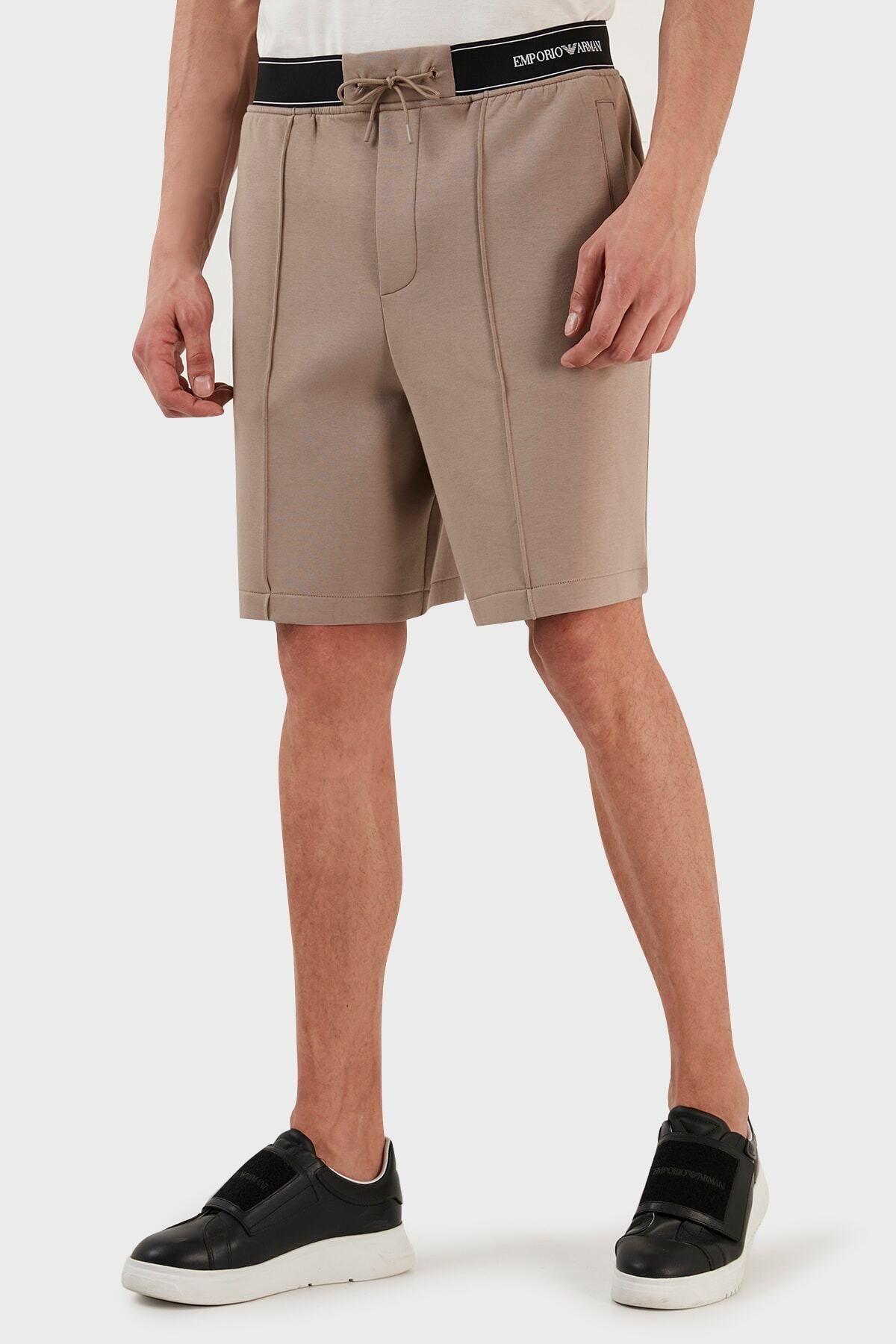 کراوات کمری نخی با جیب برمودا مردانه برمودا 3r1pz7 1jhsz 0144 Emporio Armani