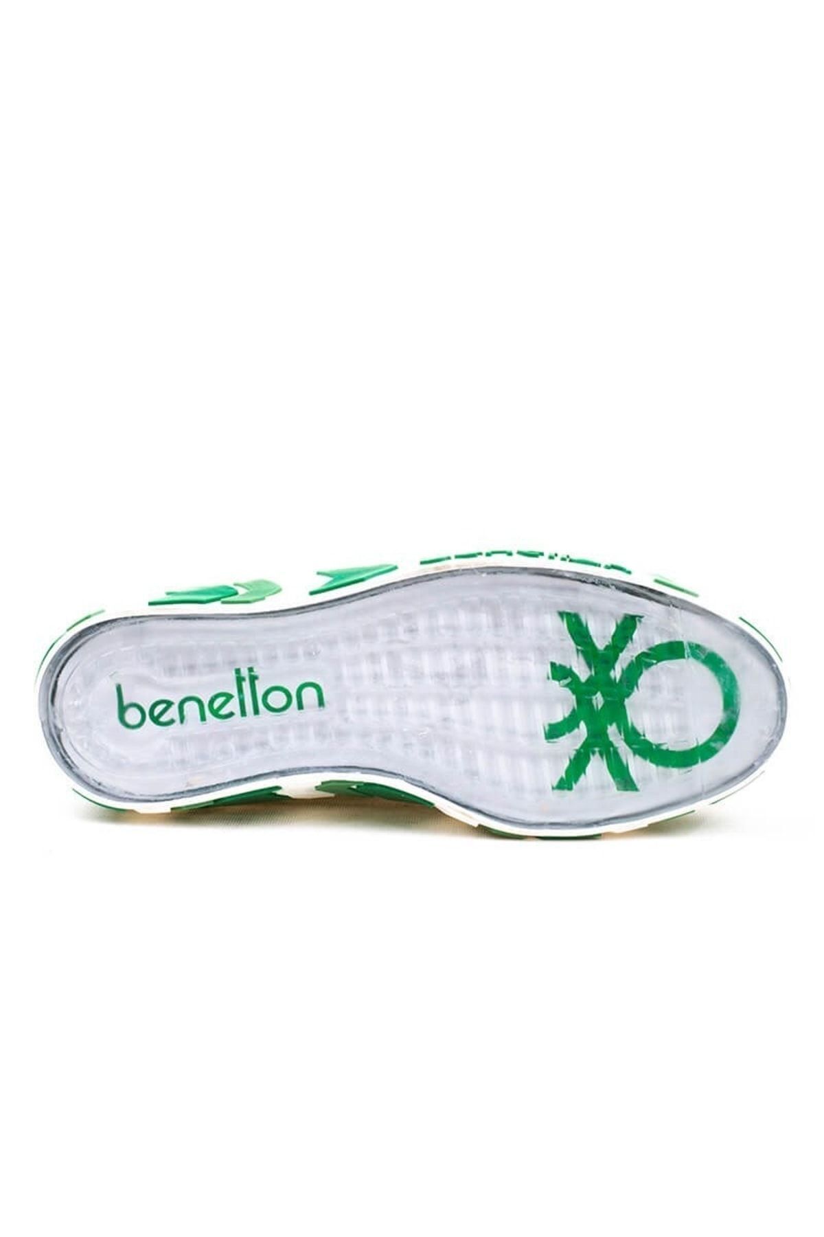 اسنیکر سبز زنانه کفش ورزشی راه BN Benetton