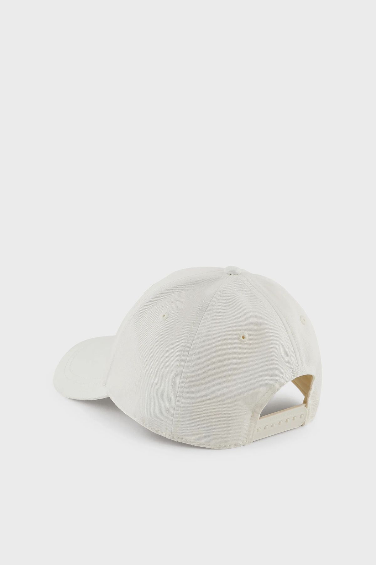 کلاه سفید مردانه پنبه گاباردین 954207 4R105 12911 Armani Exchange