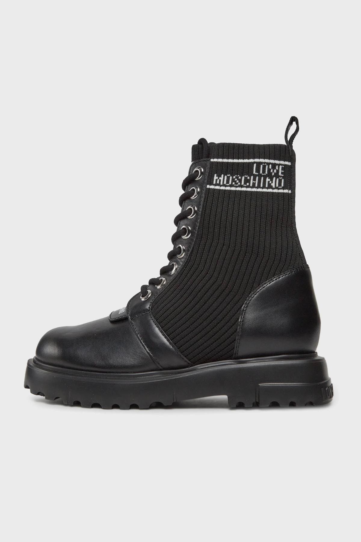 Love Moschino Black Boots and Knee-High Boots with Best