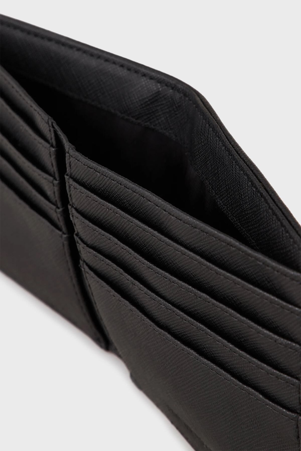 کیف پول مردانه چرمی با آرم Y4R168 Y138E 81072 Emporio Armani