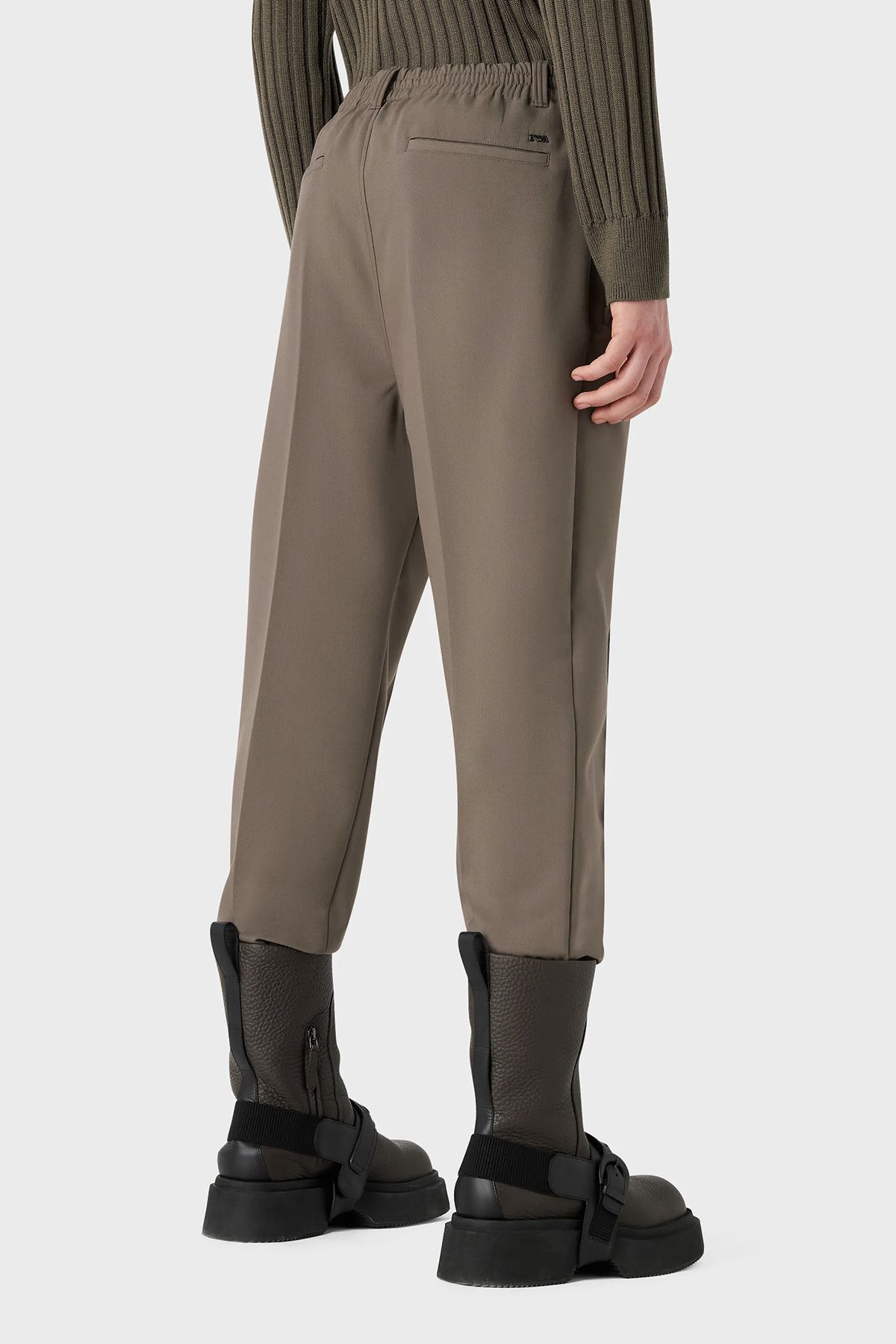 شلوار منظم با کمر و ساق الاستیک شلوار مردانه 6R1P74 1NFTZ 0440 Emporio Armani