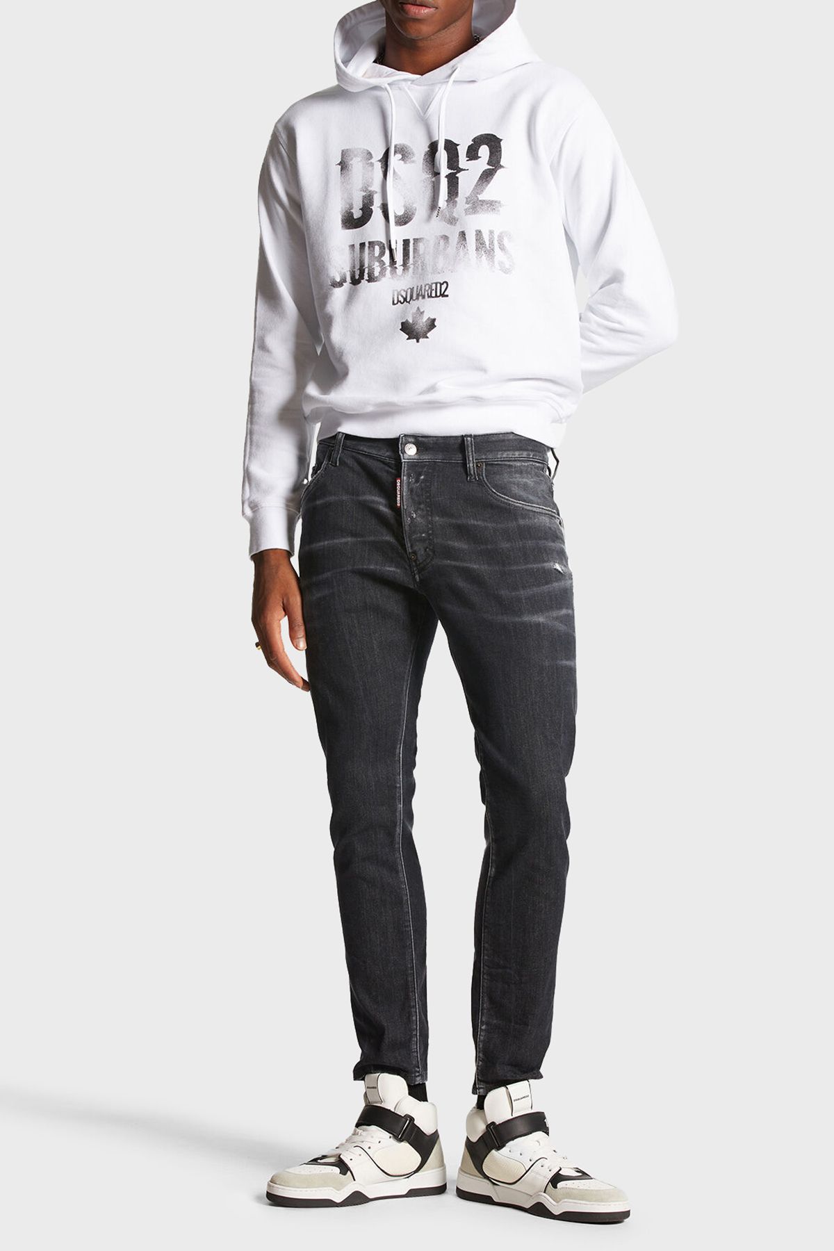 دسکوارد شلوار جین مردانه کشی نخی، مدل Skinny Fit، مدل S74LB1474، کد S30503، مدل 900