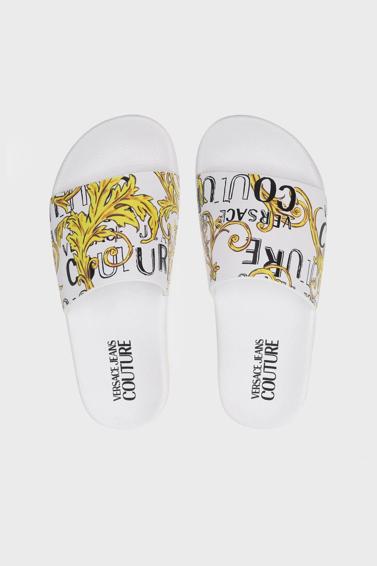 VERSACE JEANS COUTURE-Papuci cu logo 74VA3SQ3 ZS631 G03 5