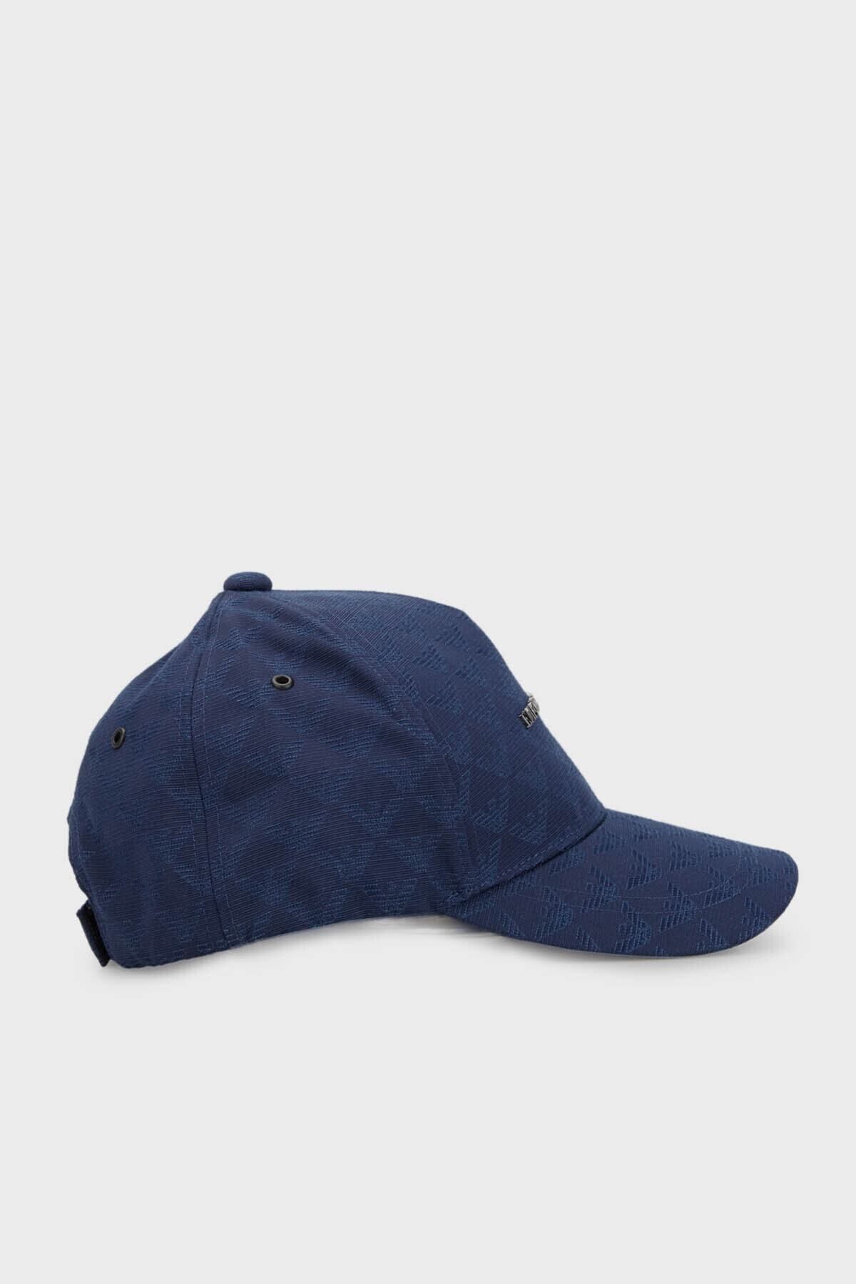لوگو با جزئیات کلاه نخی کلاه مردانه 627924 CC985 00033 Emporio Armani