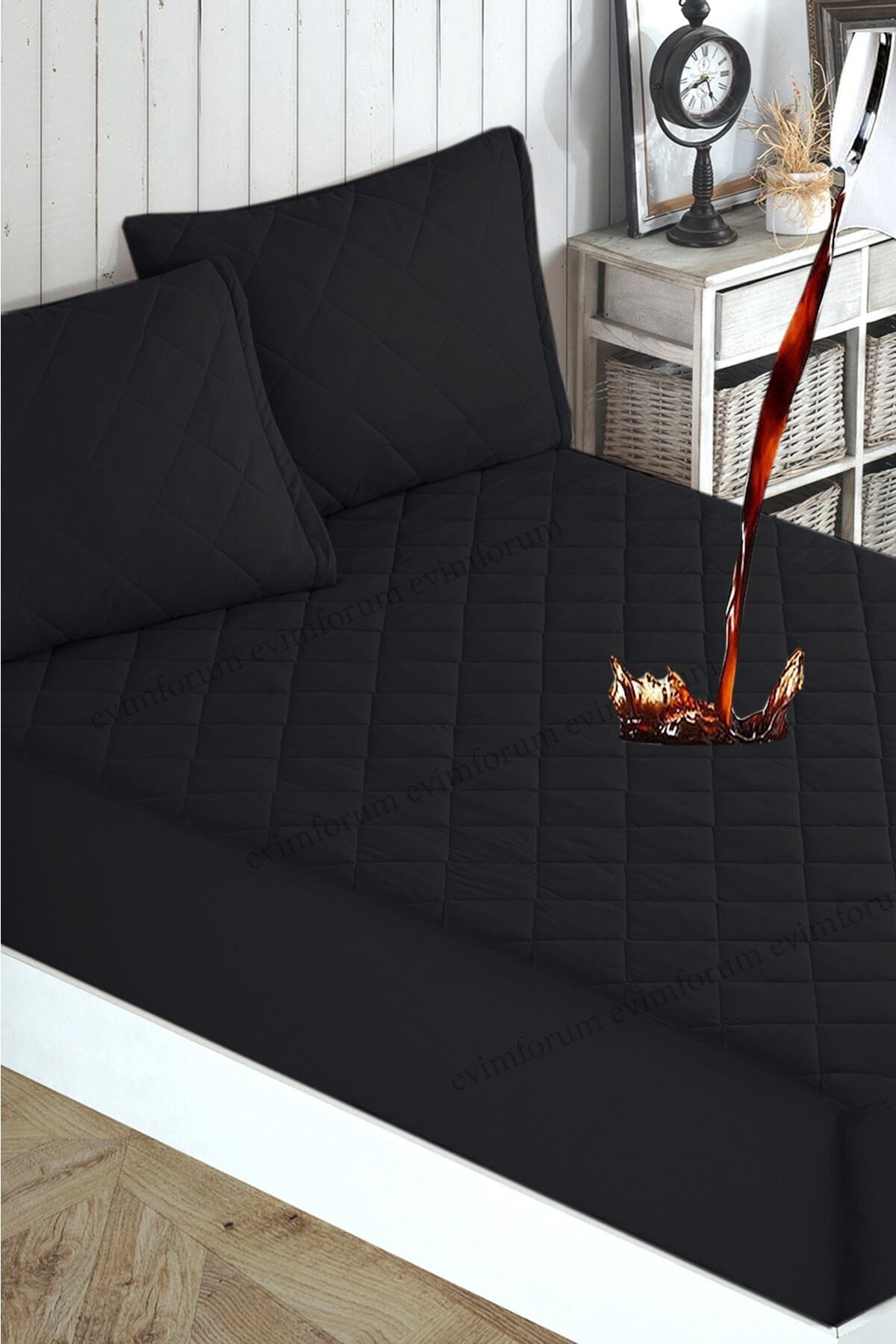 Formeya-Adelya Black Quilted - Folyadékálló matrac (16 méret) 3