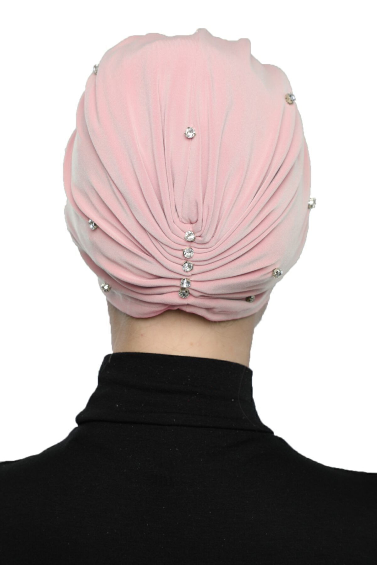 fidan bone-عمامة حجاب مبطنة جاهزة - قبعة مطرزة يدويًا 3
