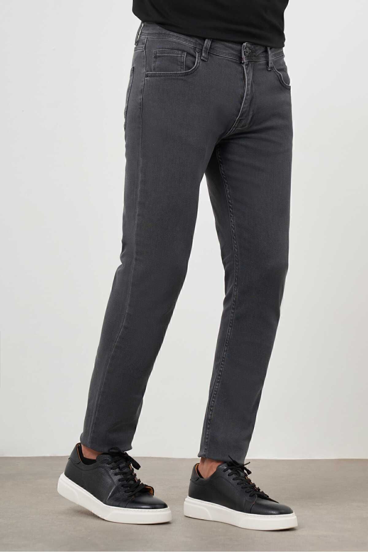 شلوار خاکستری مردانه جین 5 CEP SLIM FIT JEAN Morven