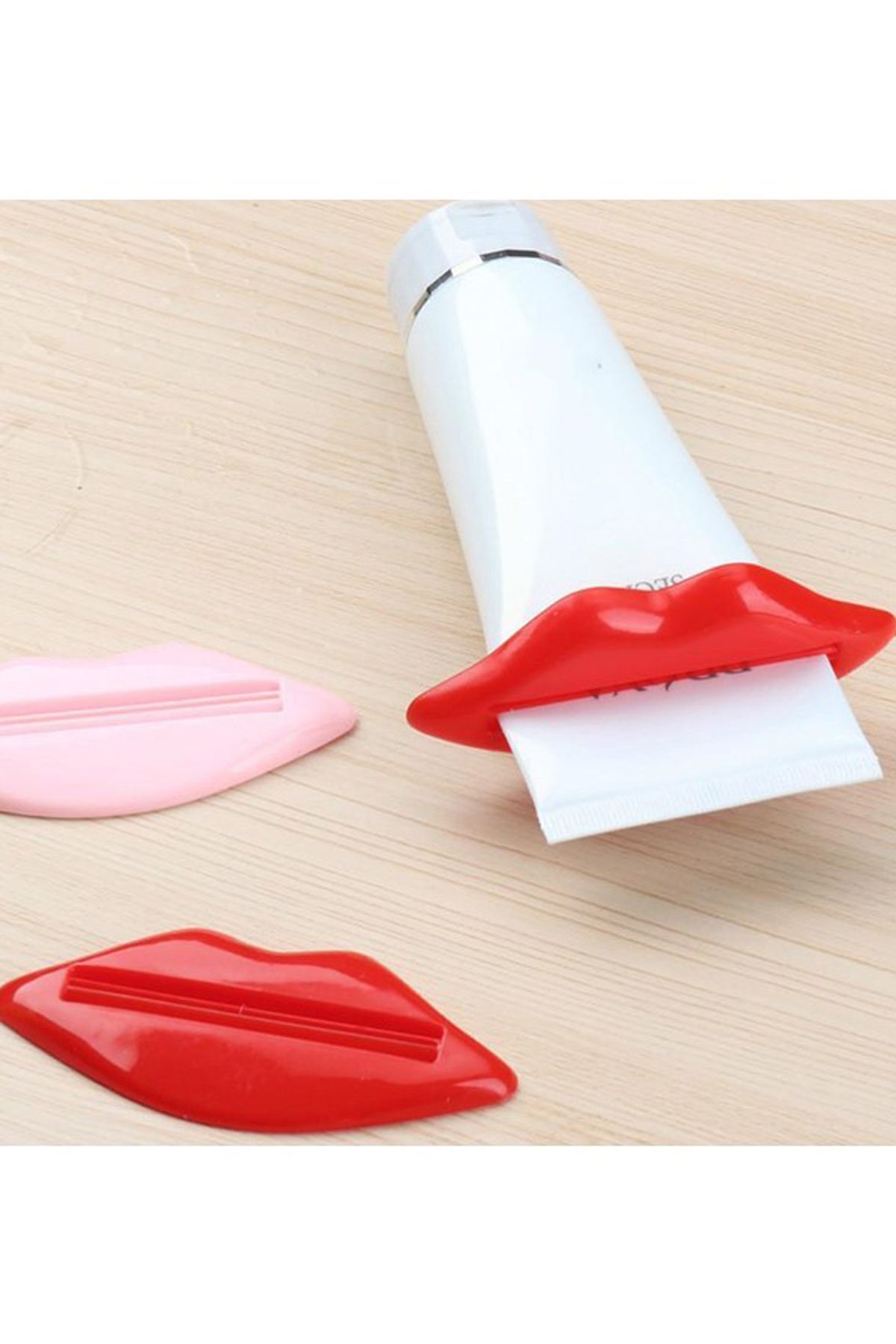 Bundeba-2 Pieces Practical Cream Paste Squeezer Set with Lip Design 6