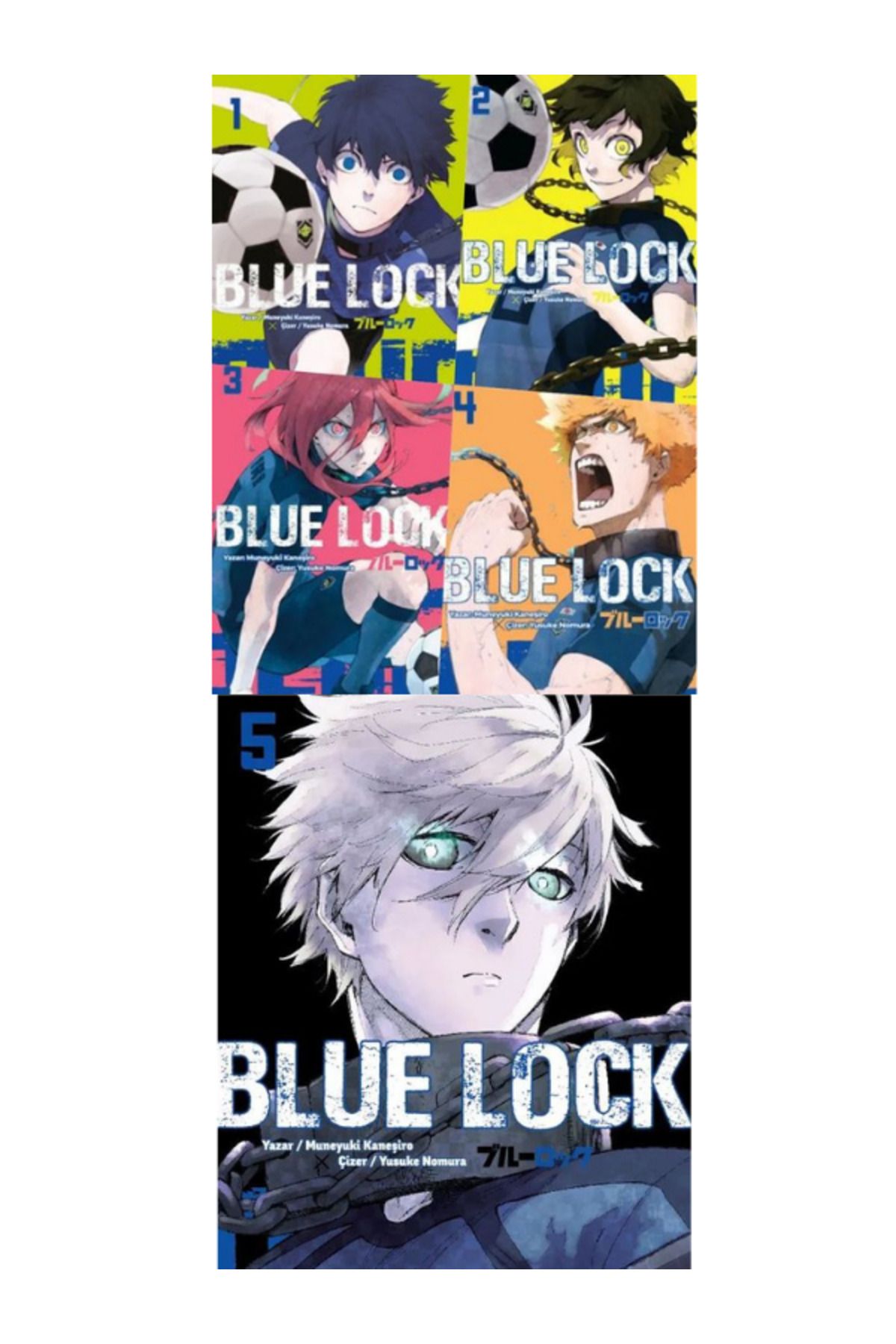 Blu-ray107本　まとめ売り Komik Şeyler Blue Lock 1-2-3-4-5 Set - Fiyatı, Yorumları