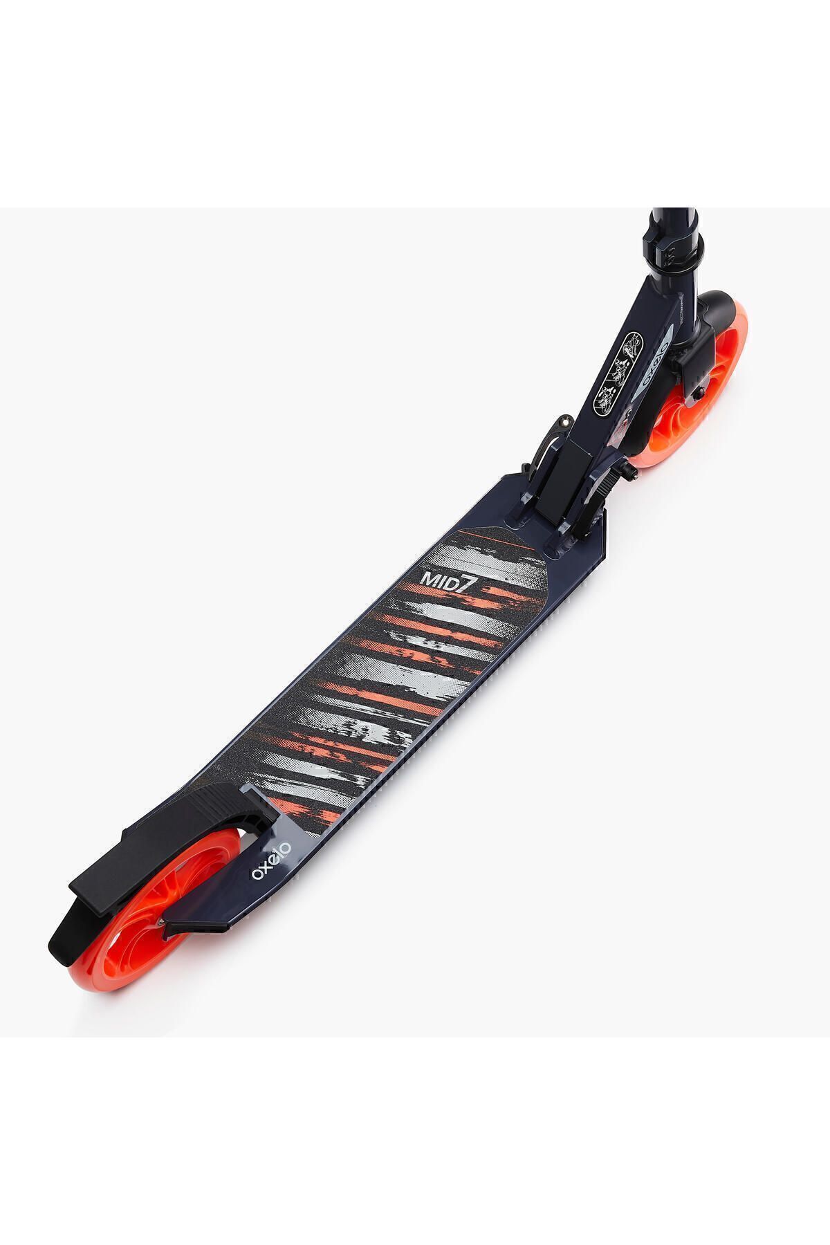 اسکوتر آبی دخترانه و پسرانه بچگانه ان Oxelo دریایی نارنجی Mid 7 Decathlon