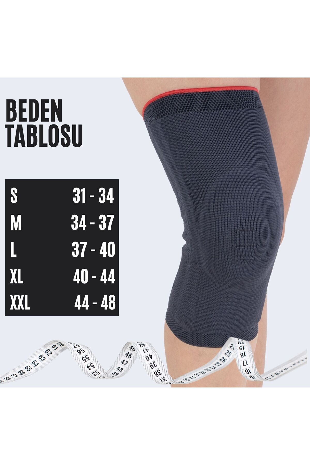 Aps-High Quality Knitted - Knee Brace with Flexible and Underwire Patella and Ligament Support 6