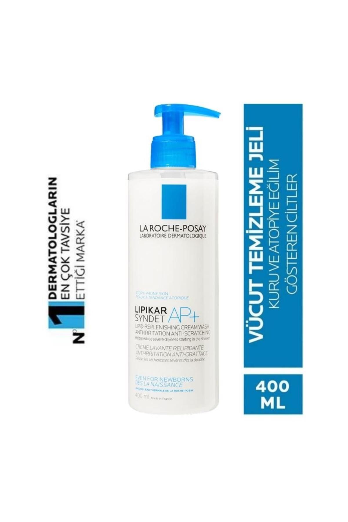 Lipikar Syndet Ap ژل شستشوی مرطوب کننده و مرطوب کننده پوست آتوپیک 400 میلی لیتر La Roche Posay