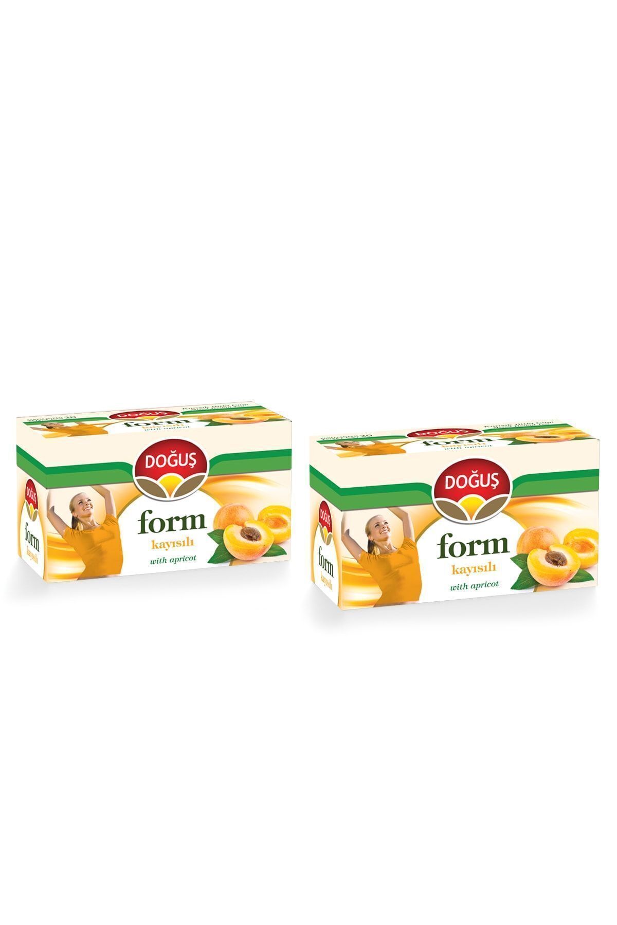 Doğuş 20X2 Gr 12 Pack Apricot Form Bıtkı Cayi - X 2 Pieces