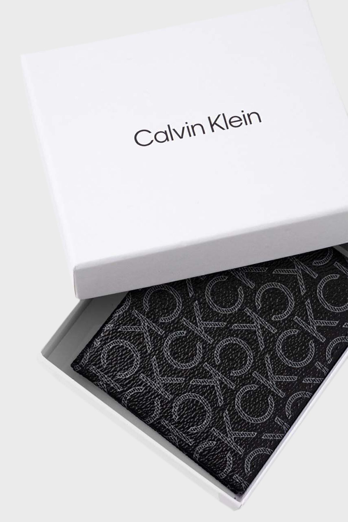 کیف پول مشکی مردانه آرم K50K5116740GJ K50K511674 0GJ Calvin Klein
