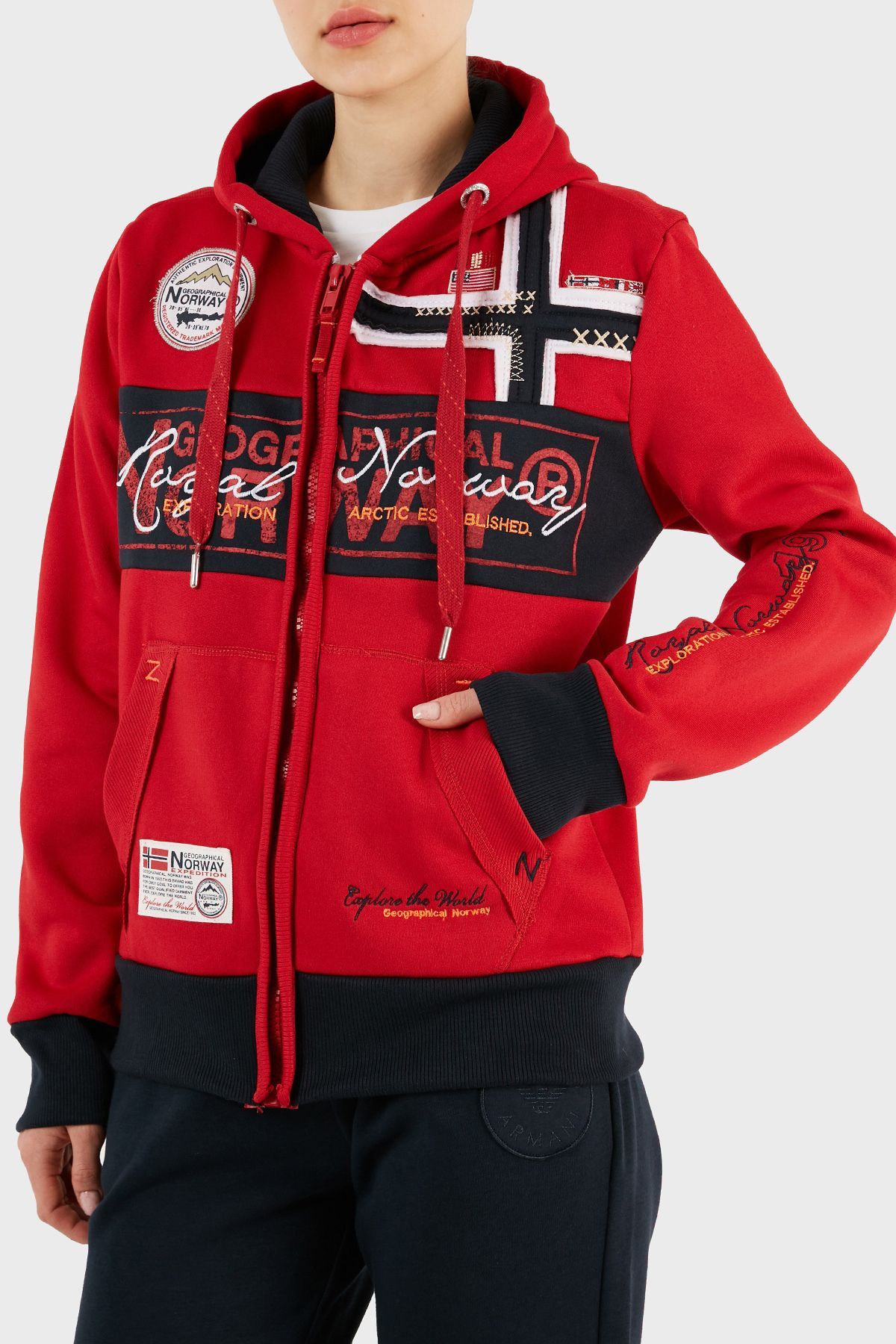 Norway Geographical ci ardonlu Kapu onlu Sweat SWEAT FLYERSW 1K Fiyat Yorumlar Trendyol