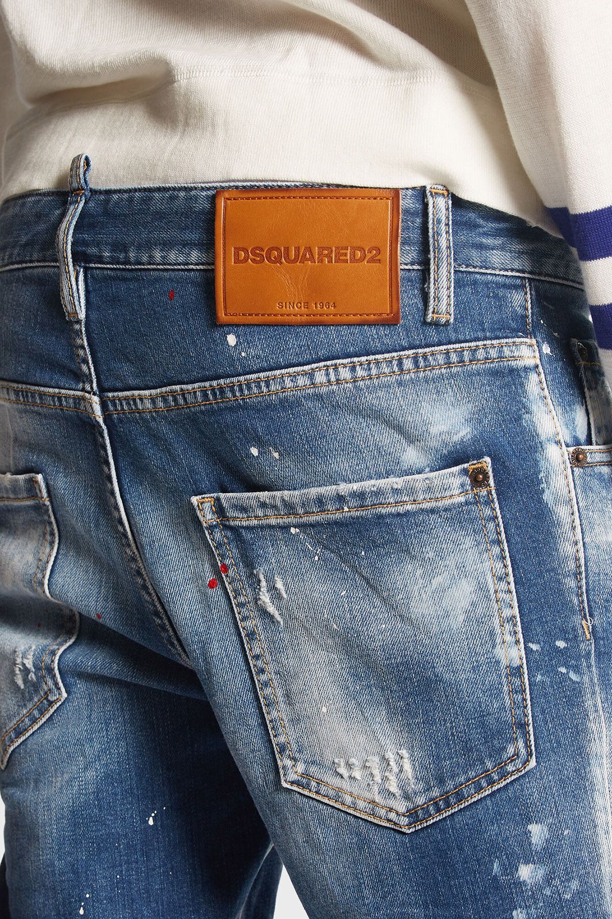DSquared2-Men'sSkinnyFit Stretch CottonJeans- S74lb1456 S30663 470 4