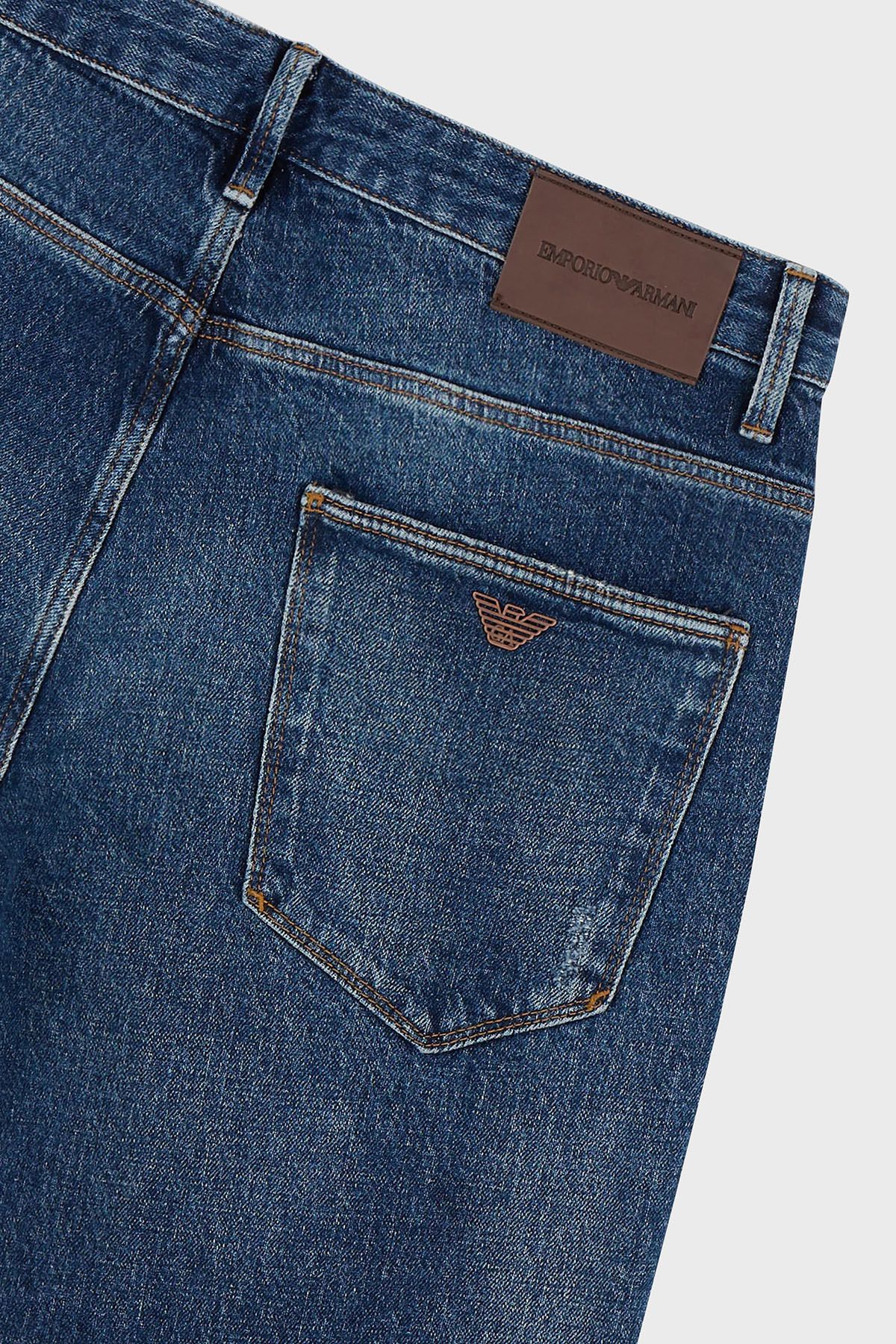 شلوار جین آبی مردانه J06 کمر کم 0942 Emporio Armani