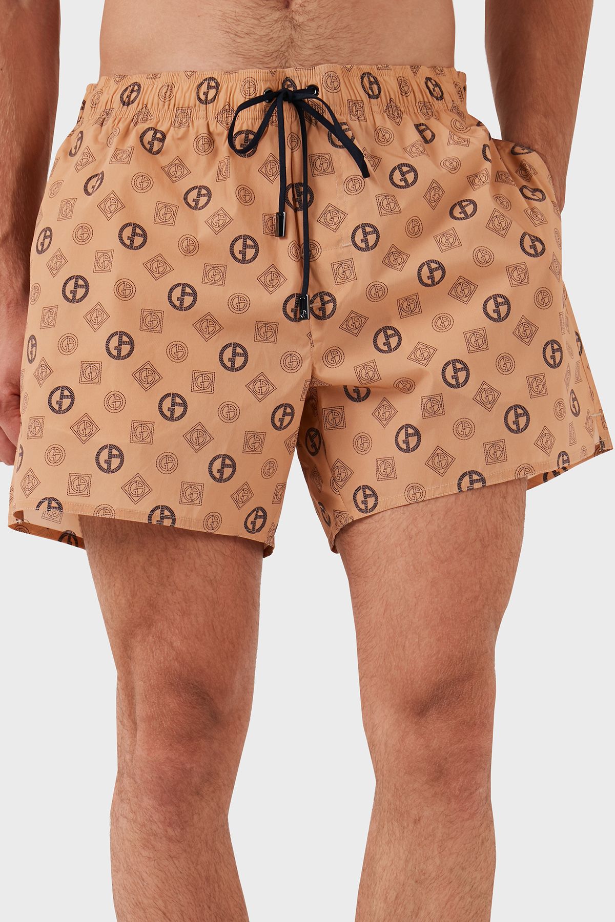 جورجیو آرمانی لوگو لباس شنا جیبی کوتاه مردانه SWIMSUIT SHORT 200343 3F920 00771