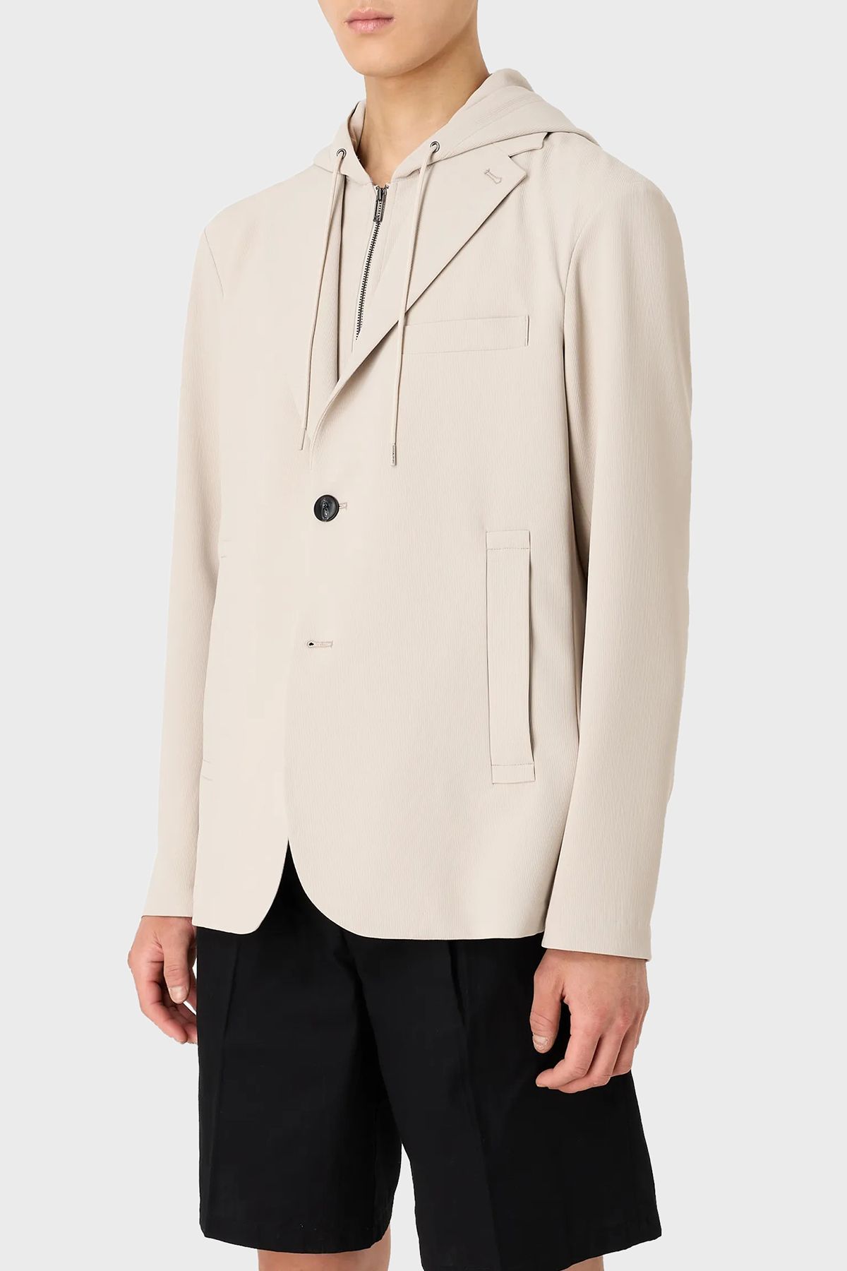 کاپشن مردانه کاپشن کلاهدار کلاهدار معمولی 3D1G73 1NPQZ 06G2 Emporio Armani