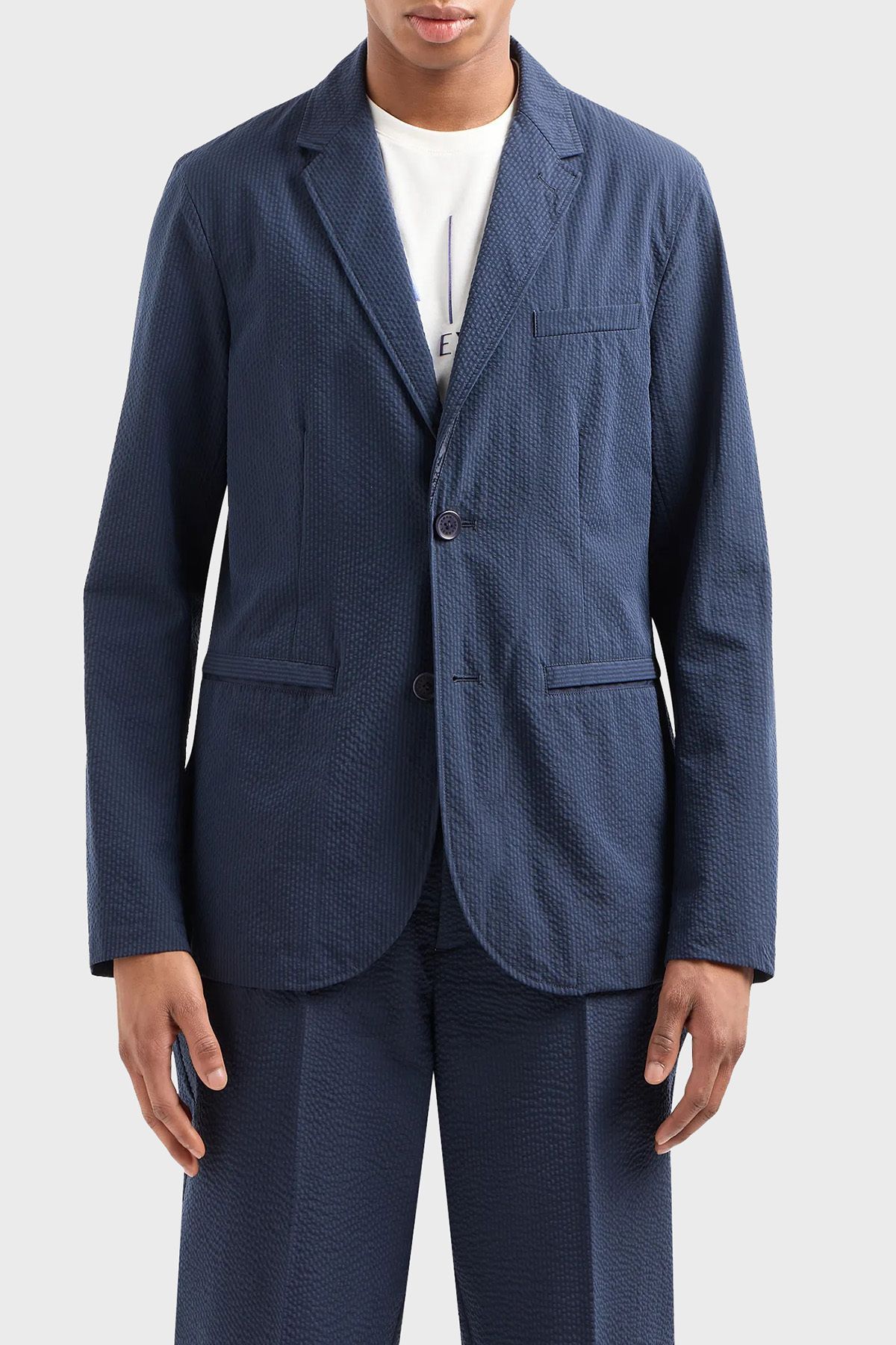 کاپشن کت مردانه دو سینه معمولی Fit 3DZG23 ZN1AZ 15BA Armani Exchange