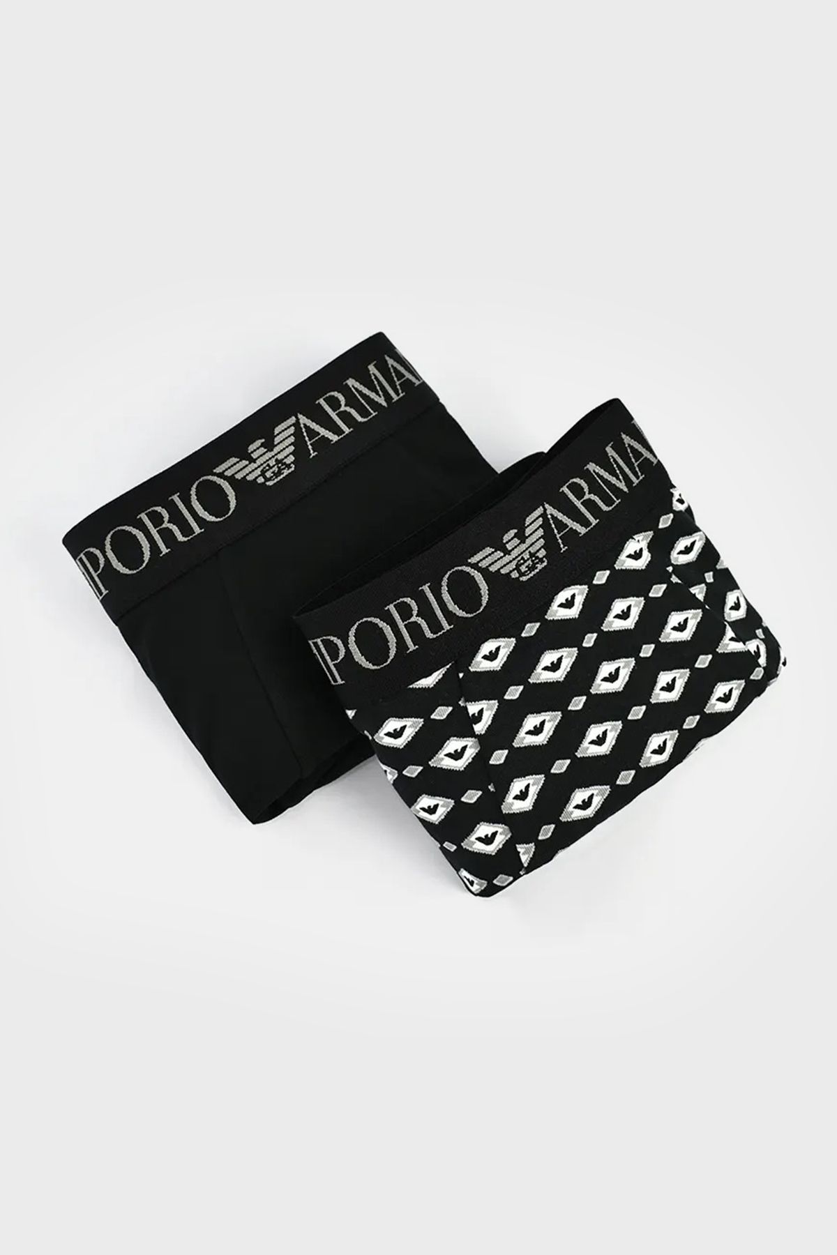 Emporio Armani-بوكسر رجالي قطني مكون من قطعتين111210 4R504 33121 3