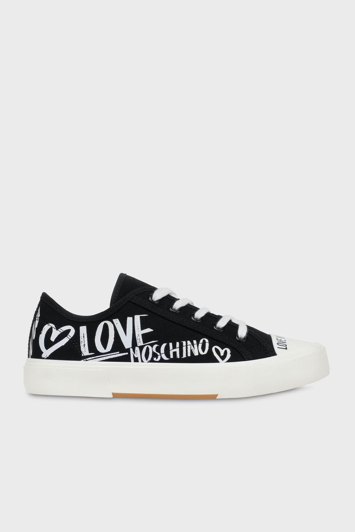 Moschino Logo Canvas Sneakers SHOES JA15112G1IJP0000 Trendyol