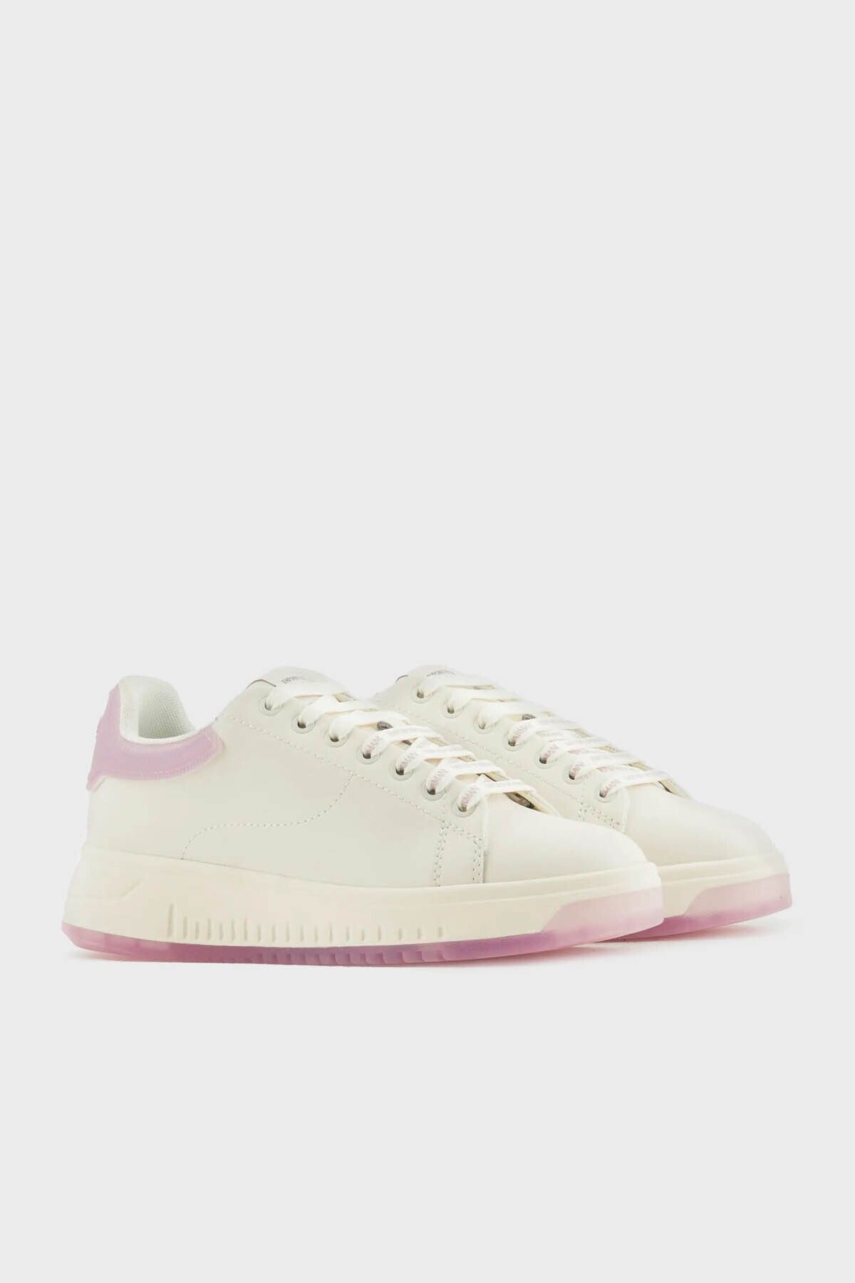 لوگو کفش کتانی چرمی SHOES X3X024 XR128 C659 Emporio Armani