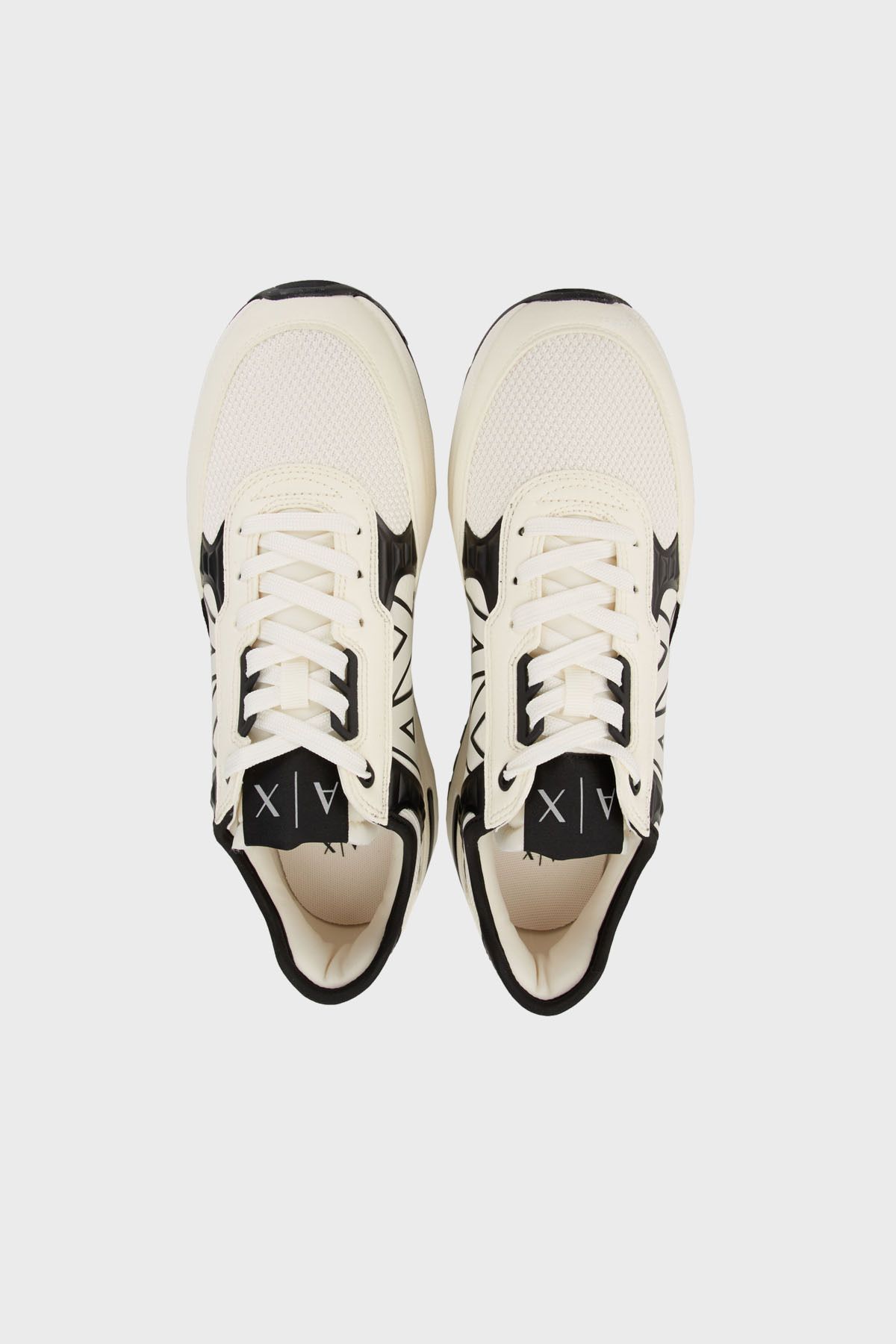 اسنیکر سفید مردانه کفش ورزشی مبتنی بر ضخیم با های آرم xux090 xv276 n480 Armani Exchange