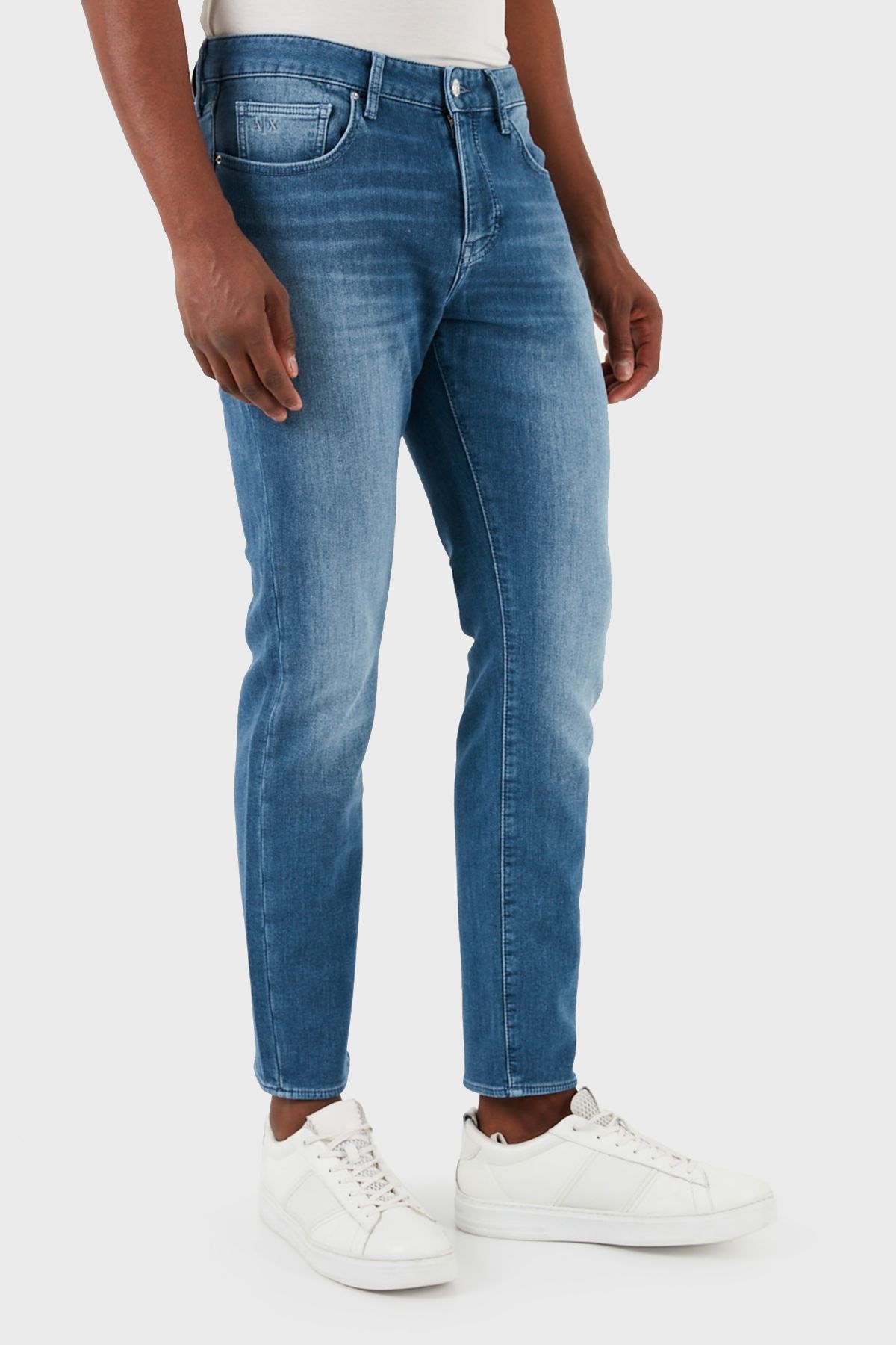 Armani Exchange-J14 Normal Waist Slim Fit Jeans Men's JEANS PANT 3DZJ14 Z1TTZ 25EV 7