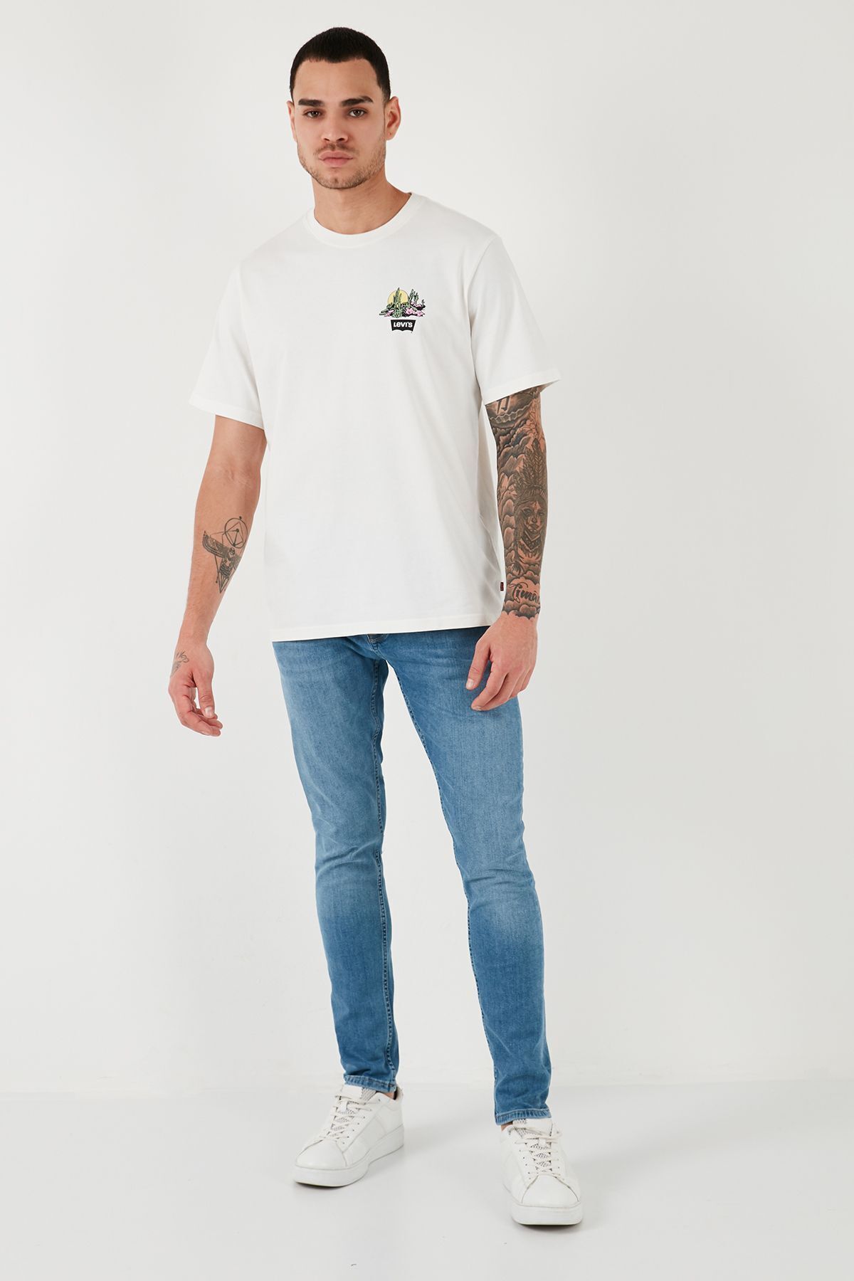 Buratti-Men's Slim Fit Cotton Jeans - Regular Waist, Skinny Leg Jeans Pants 1122J107ANAPOLI 5