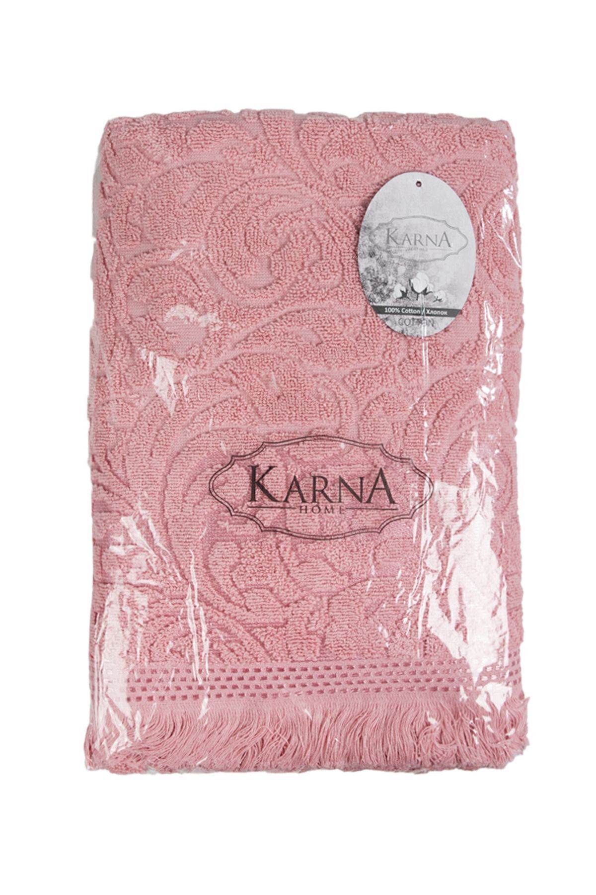 حوله آشپزخانه سفید ESRA JACQUARD با 50x90 سانتی متر Karna Home