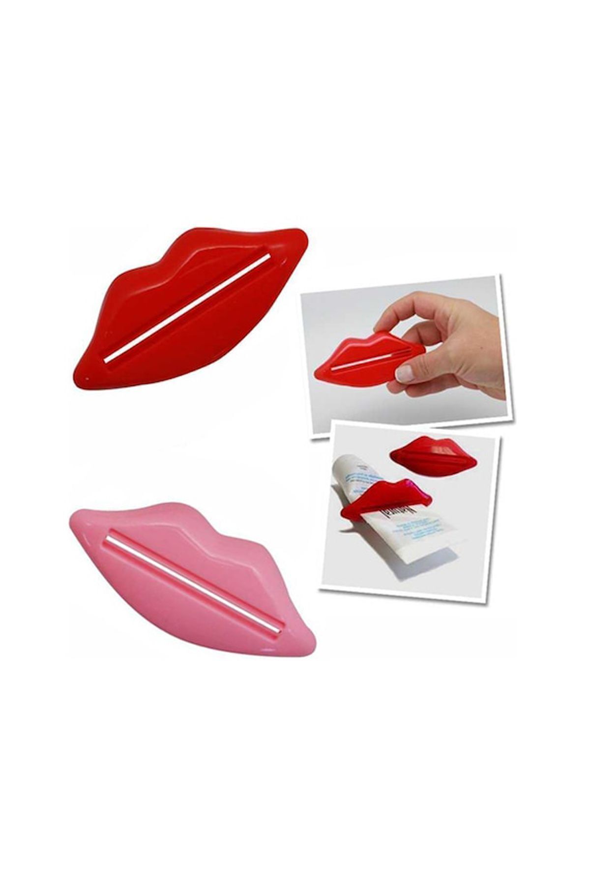 Bundeba-2 Pieces Practical Cream Paste Squeezer Set with Lip Design 1