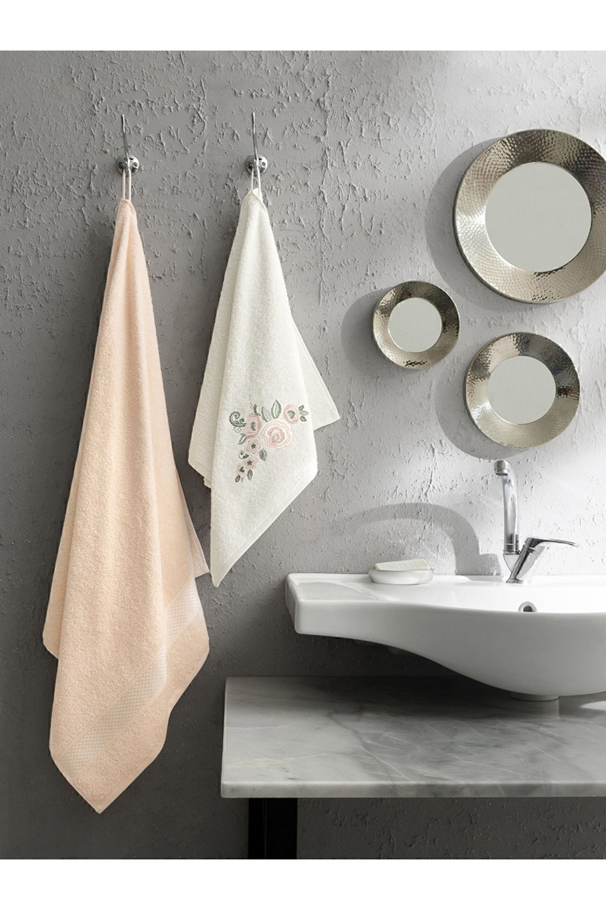 Karna Home Set De 2 Prosoape Brodate Elvin - Mărime unică
