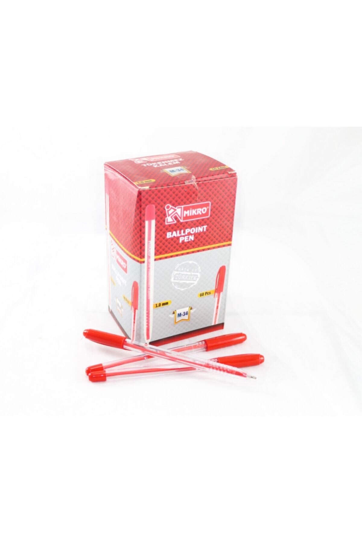 M-34 Ballpoint Pen Red (Box of 60)