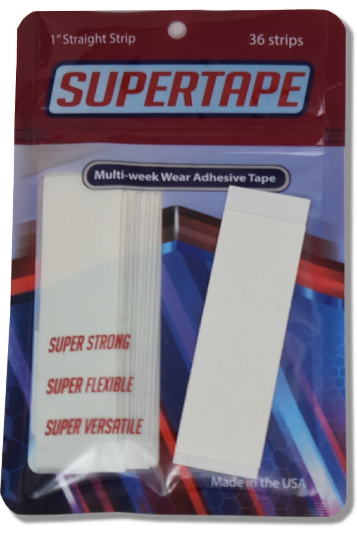 Super Tape Supertape 36'lı Protez Saç Bandı Düz 1'' Straight