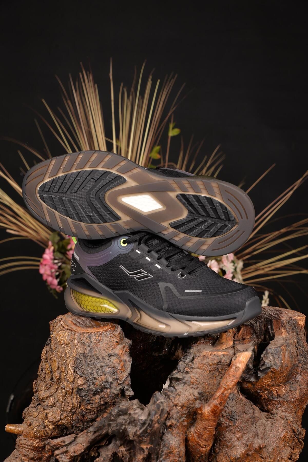 Lescon-Men's Orthopedic Walking Shoes - Black, 4 Seasons, Air Sole, Anti-Sweat and Anti-Slip 2