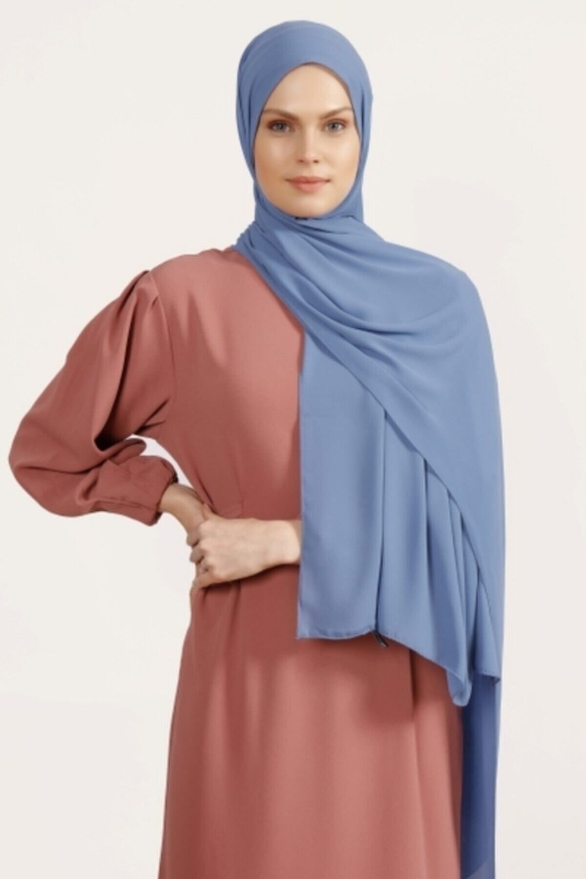 Differenza-Crepe Shawl Indigo 3