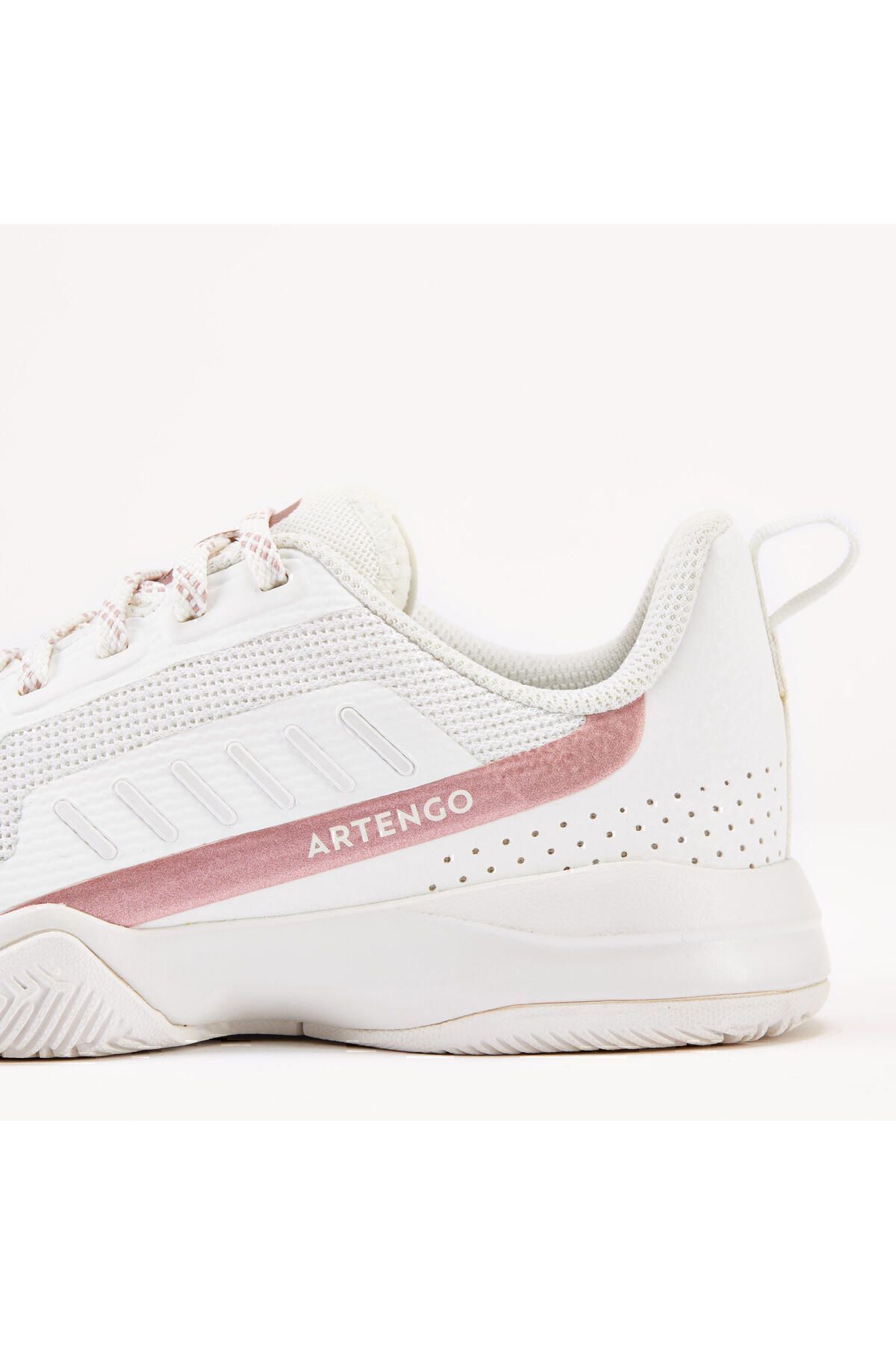 کفش تنیس سفید دخترانه و پسرانه بچگانه كتانى ورزشى بچكانه مدل Ts500 Fast Decathlon