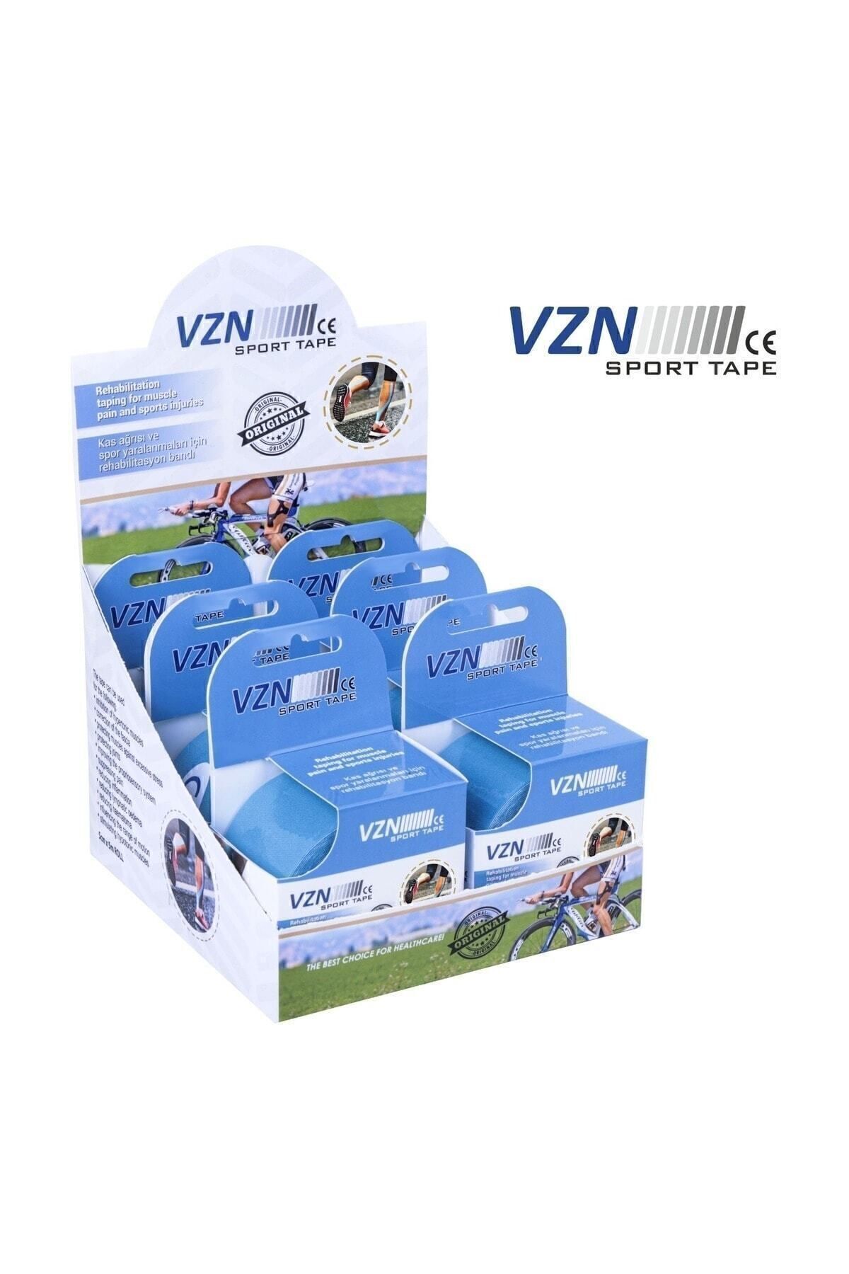 VZN-شريط كينيسيو الرياضي الأزرق - شريط ألم 5 متر × 5 سم 2
