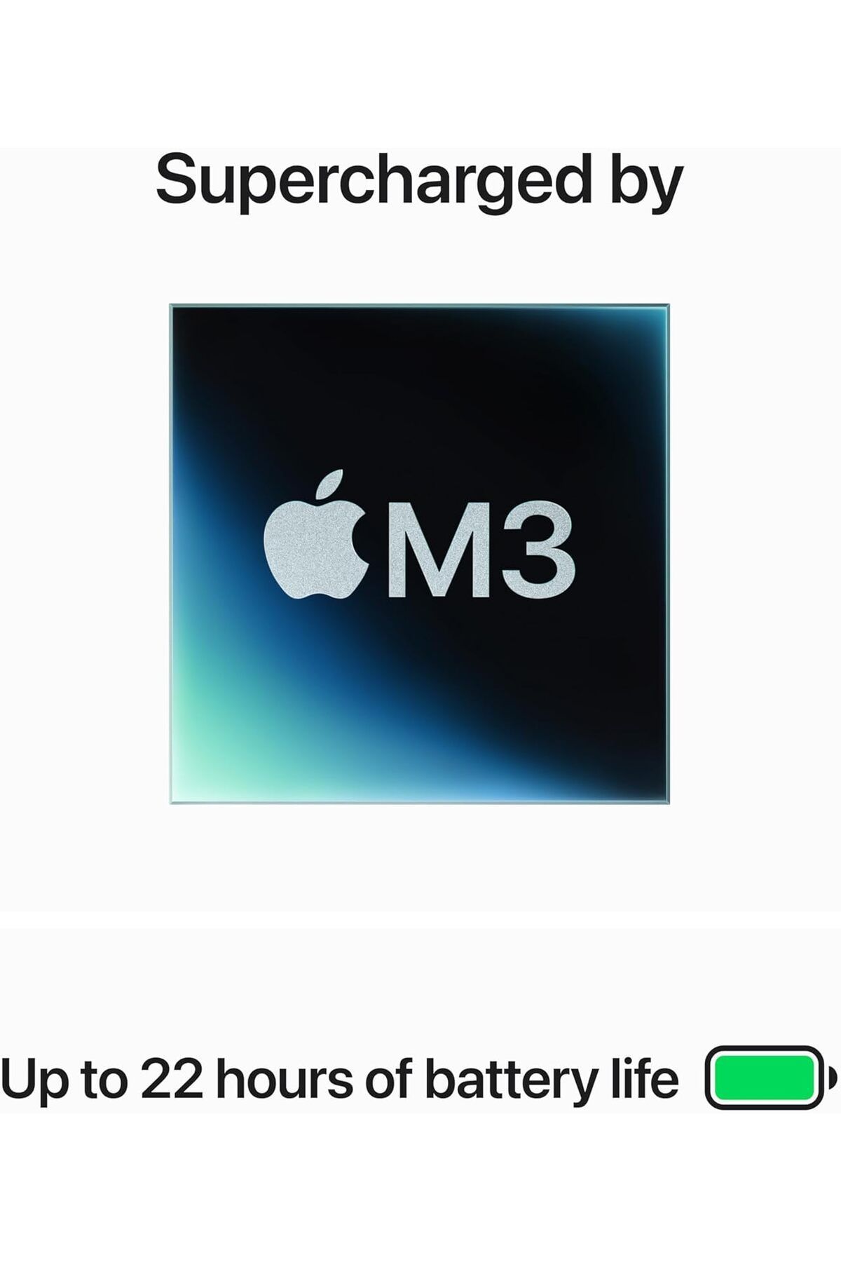 Apple-ماك بوك برو 14 بوصة: شريحة M3 مع وحدة معالجة مركزية ثماني النواة ووحدة معالجة رسومية عشرية النواة، وقرص SSD سعة 512 جيجابايت - رمادي فضائي 3