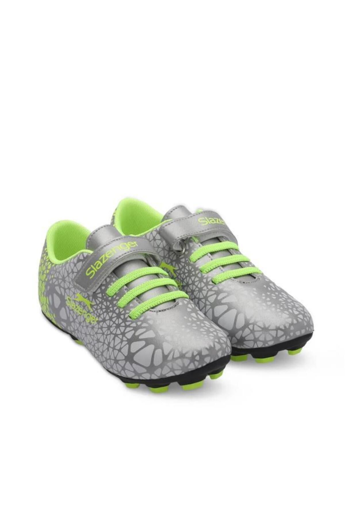 کفش Slazenger فوتبال بچه گانه کریستال یونیسکس خاکستری اورجینال - تصویر 3