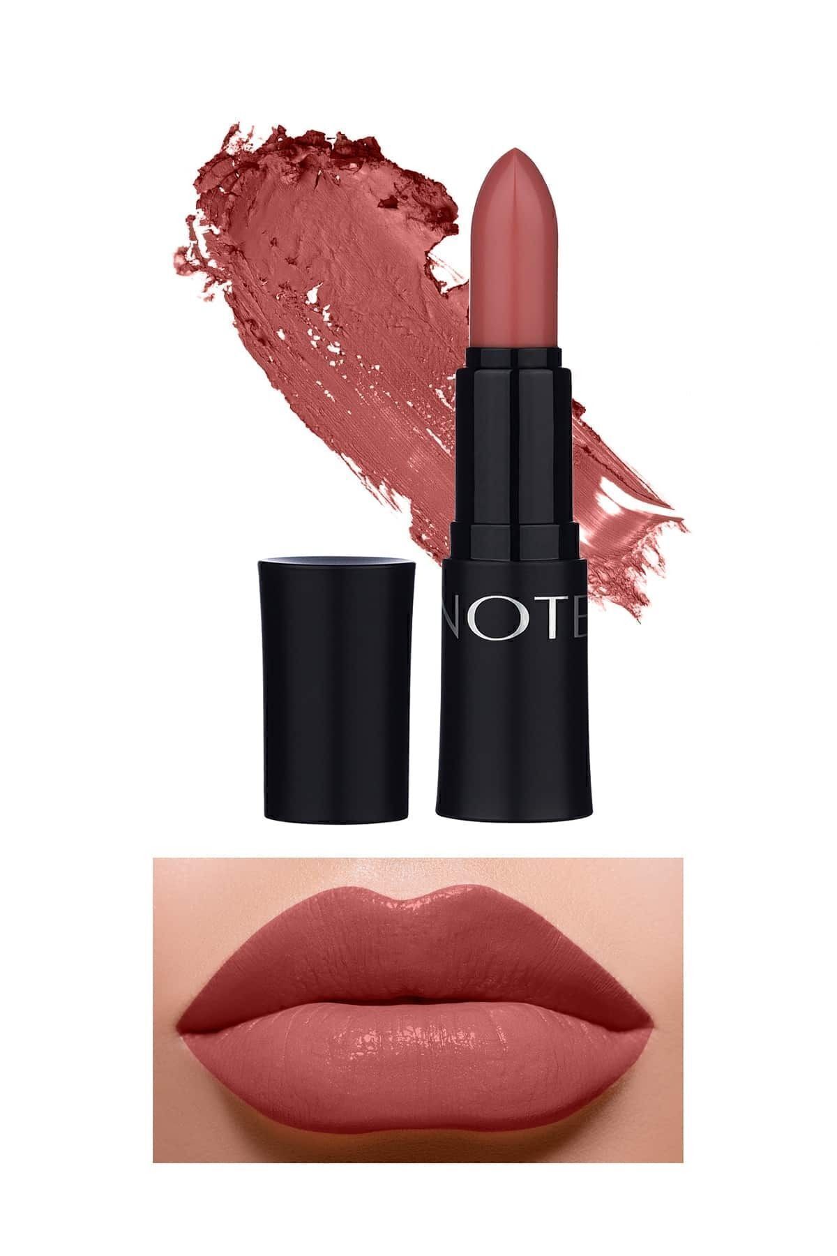 Mattemoist Ruj 311 Satin Cup - Nude & Ultra Rich Color Dudak Kalemi 07 Nude Rose - Nude Makyaj Seti