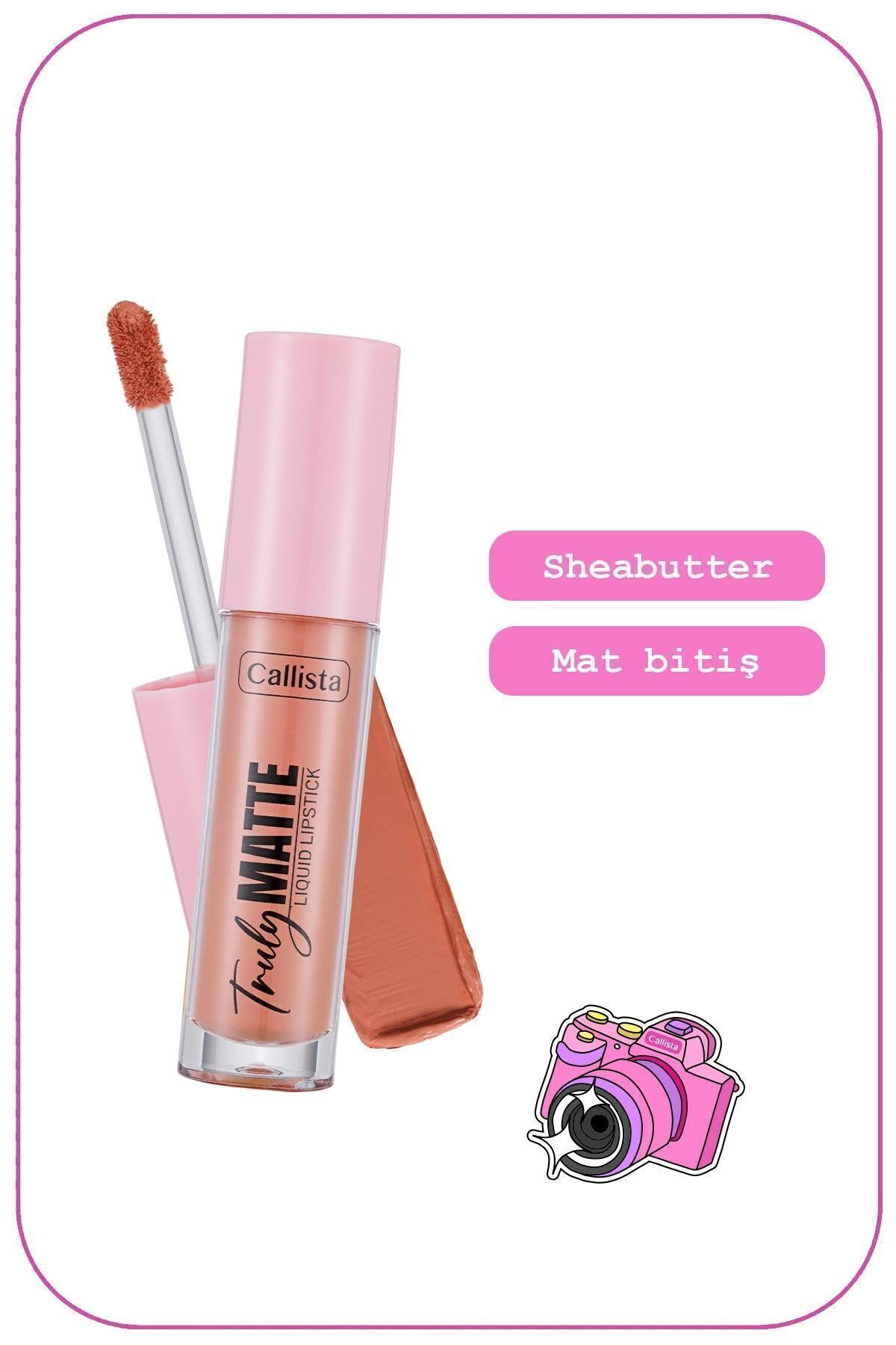 Truly Matte Liquid Lipstick Mat Likit Ruj 401 Barely There - Nude — قهوه‌ای LST TRULY MATTE — تصویر 3 از 4